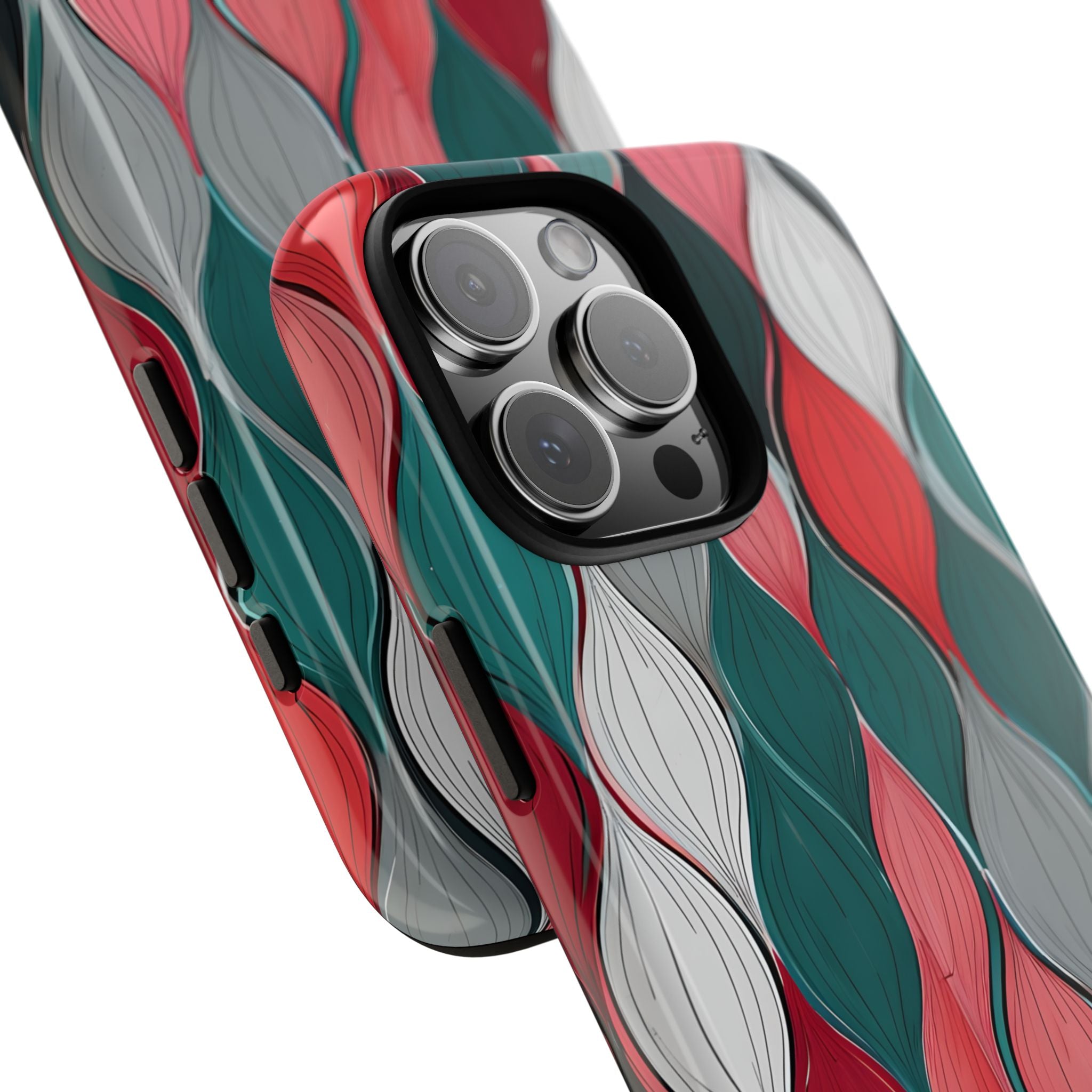 Slate Rose Ripple · Tough Phone Case for iPhone