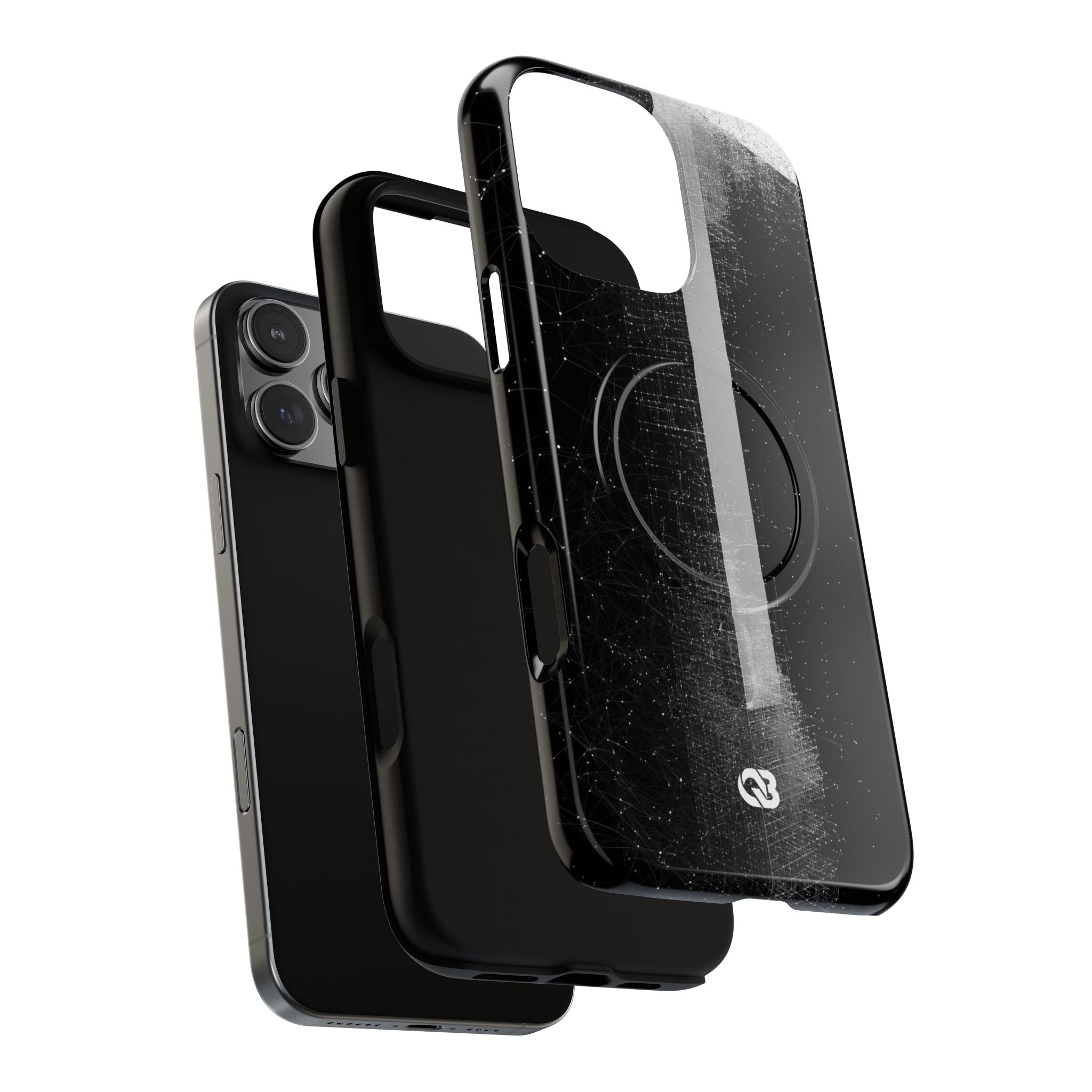 Black Tough 2.0 Magsafe Phone Case for iPhone - Vector Core Monolith