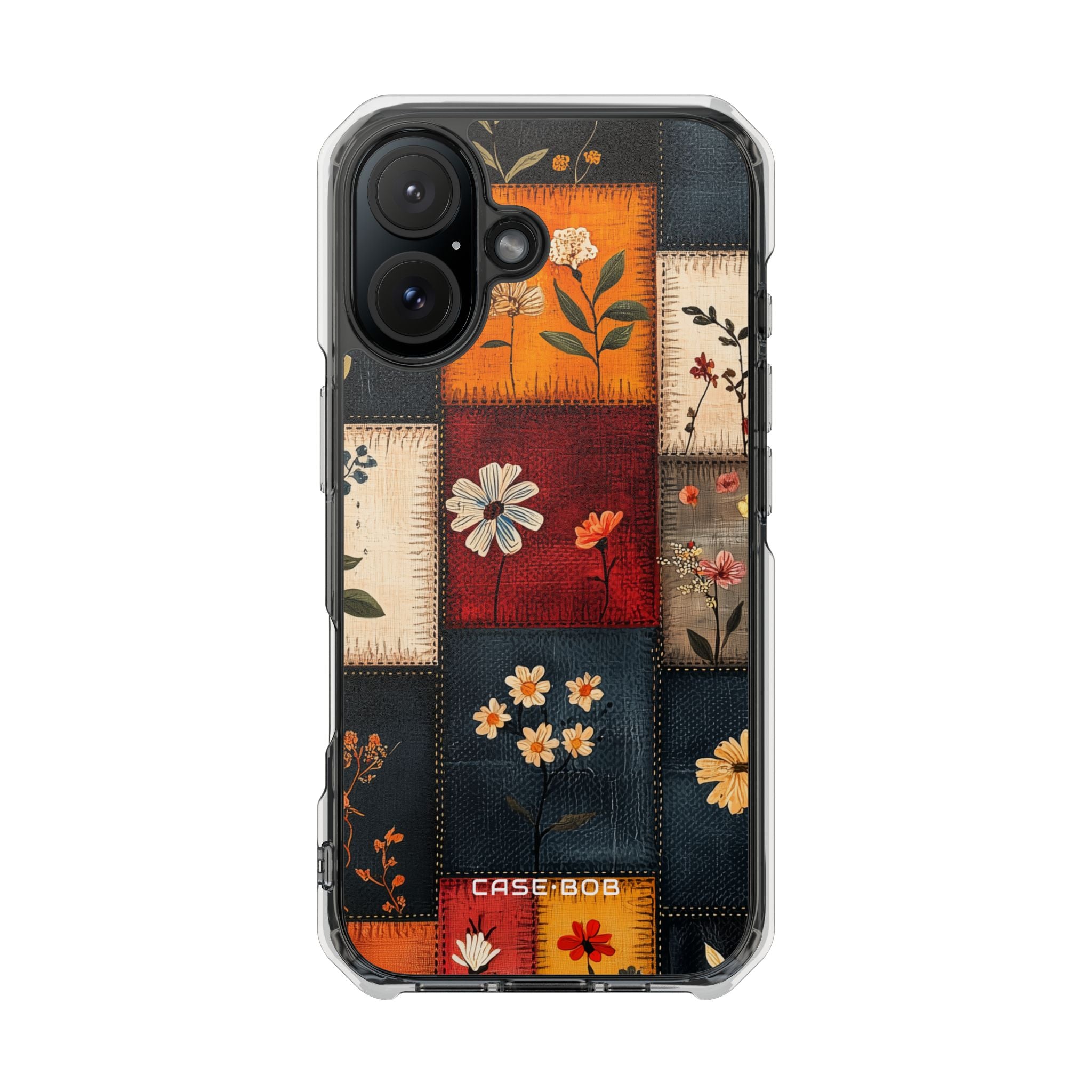 Patchwork Blooms iPhone 16 Case - Impact
