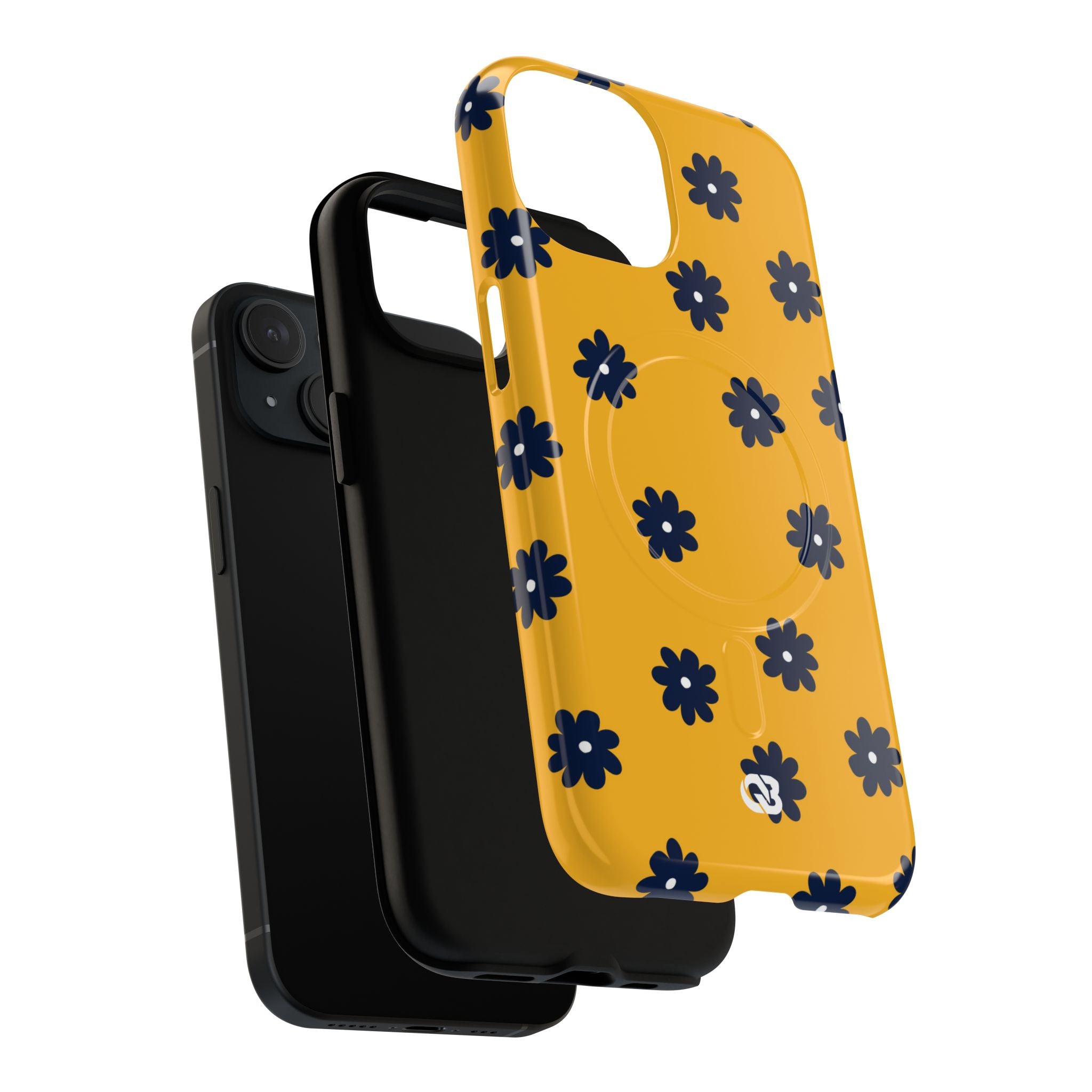 Navy Daisy Mustard · Tough+ Phone Case for iPhone · Magsafe