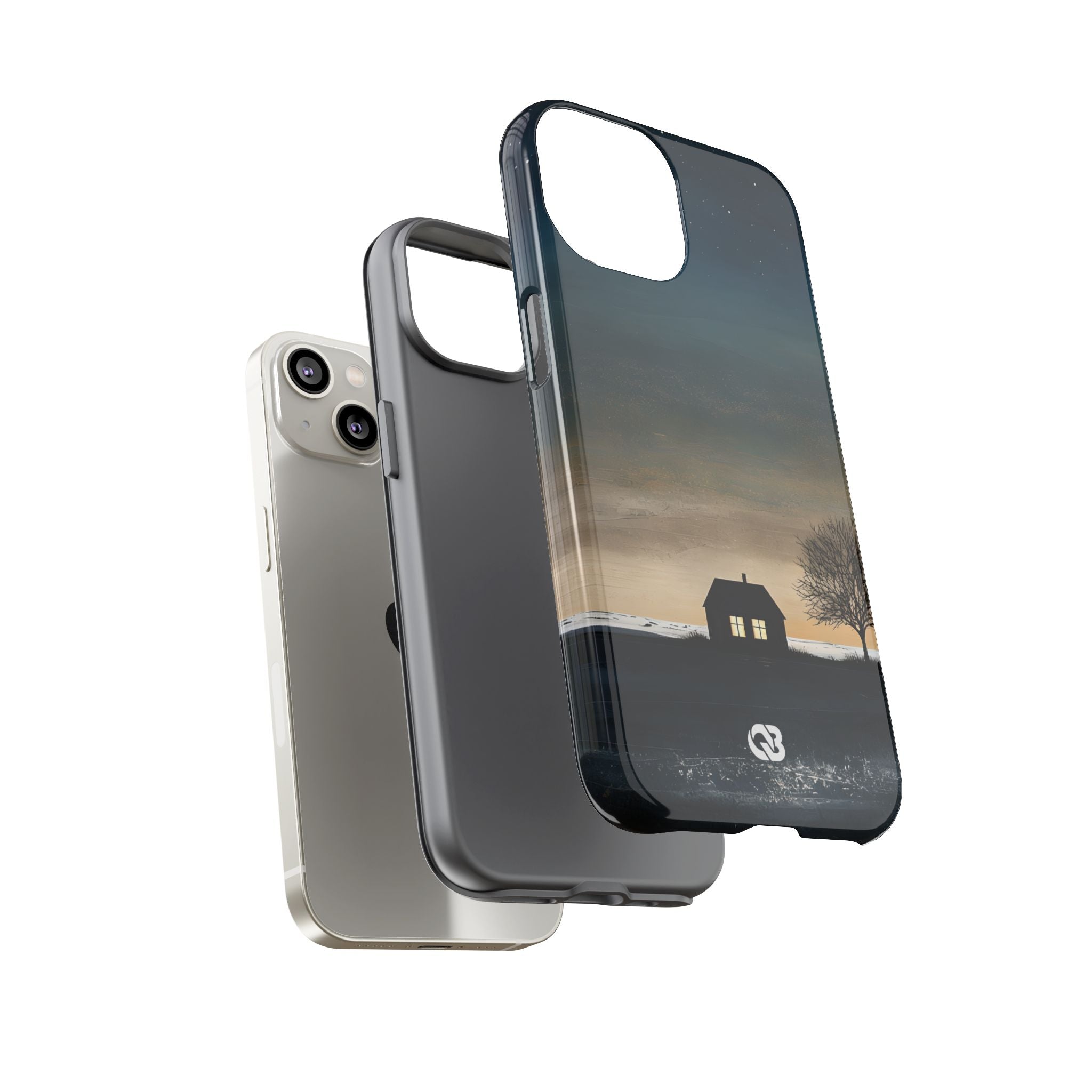 Midnight Cabin Glow · Tough Hoesje voor iPhone