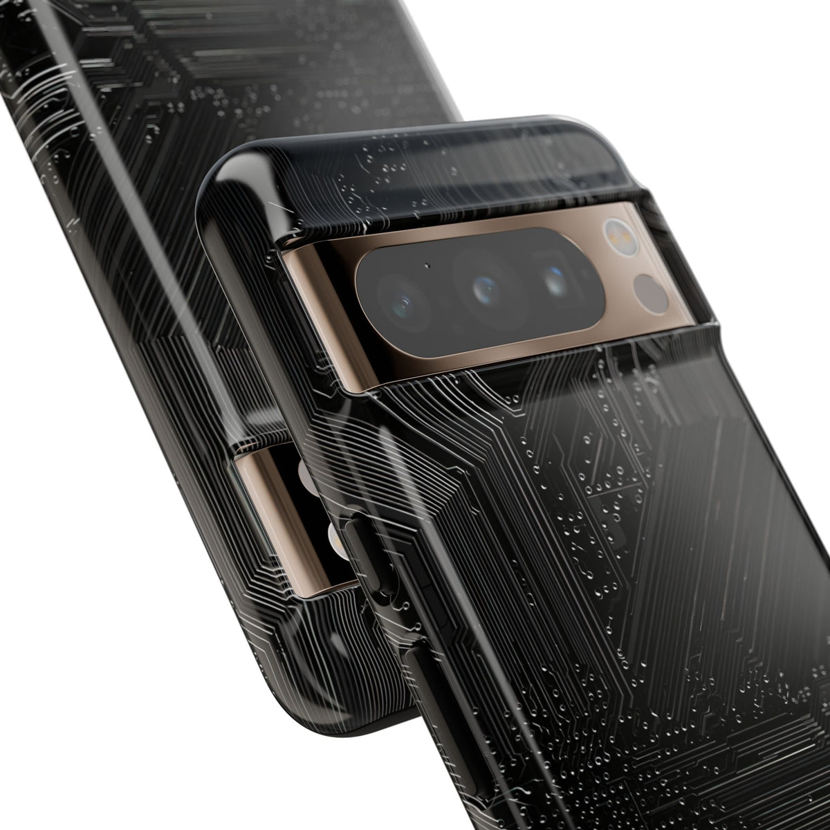 Obsidian Circuitry · Tough Phone Case for Pixel · Black