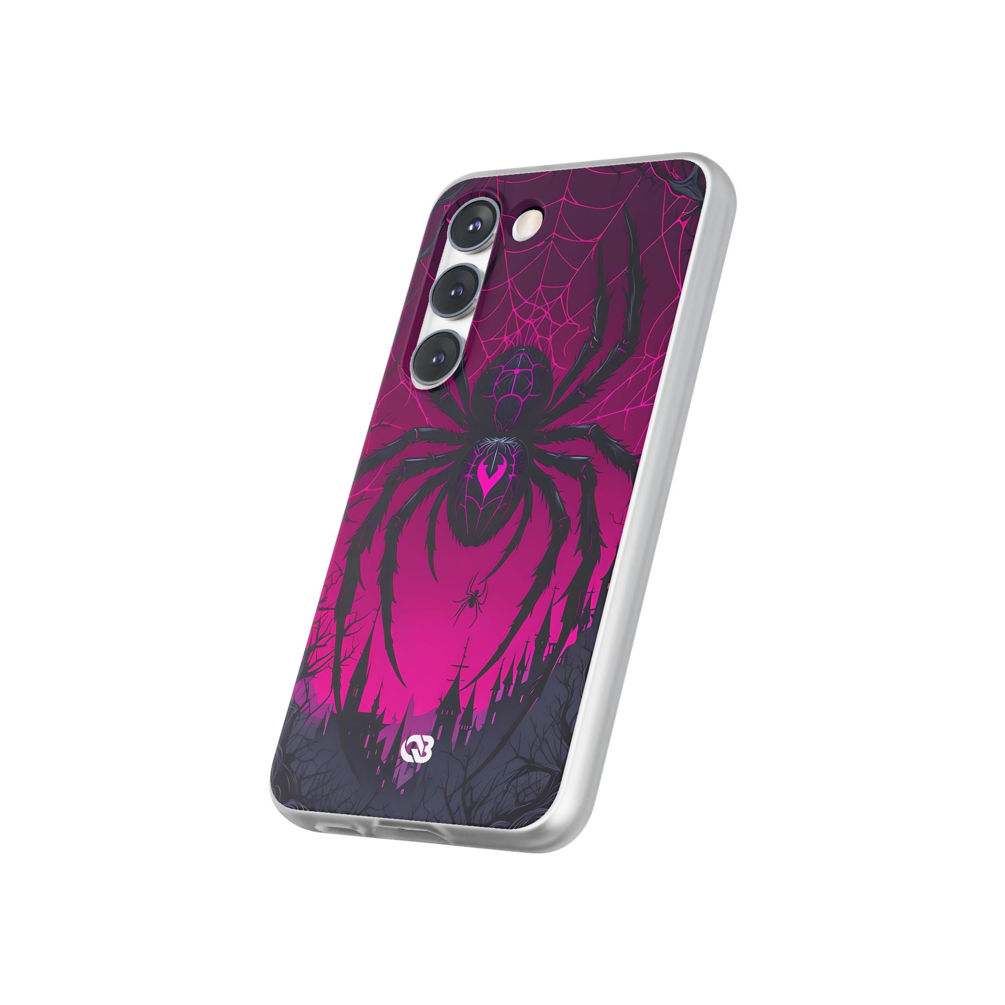 Obsidian Neon Widow · Soft Custodia per Samsung