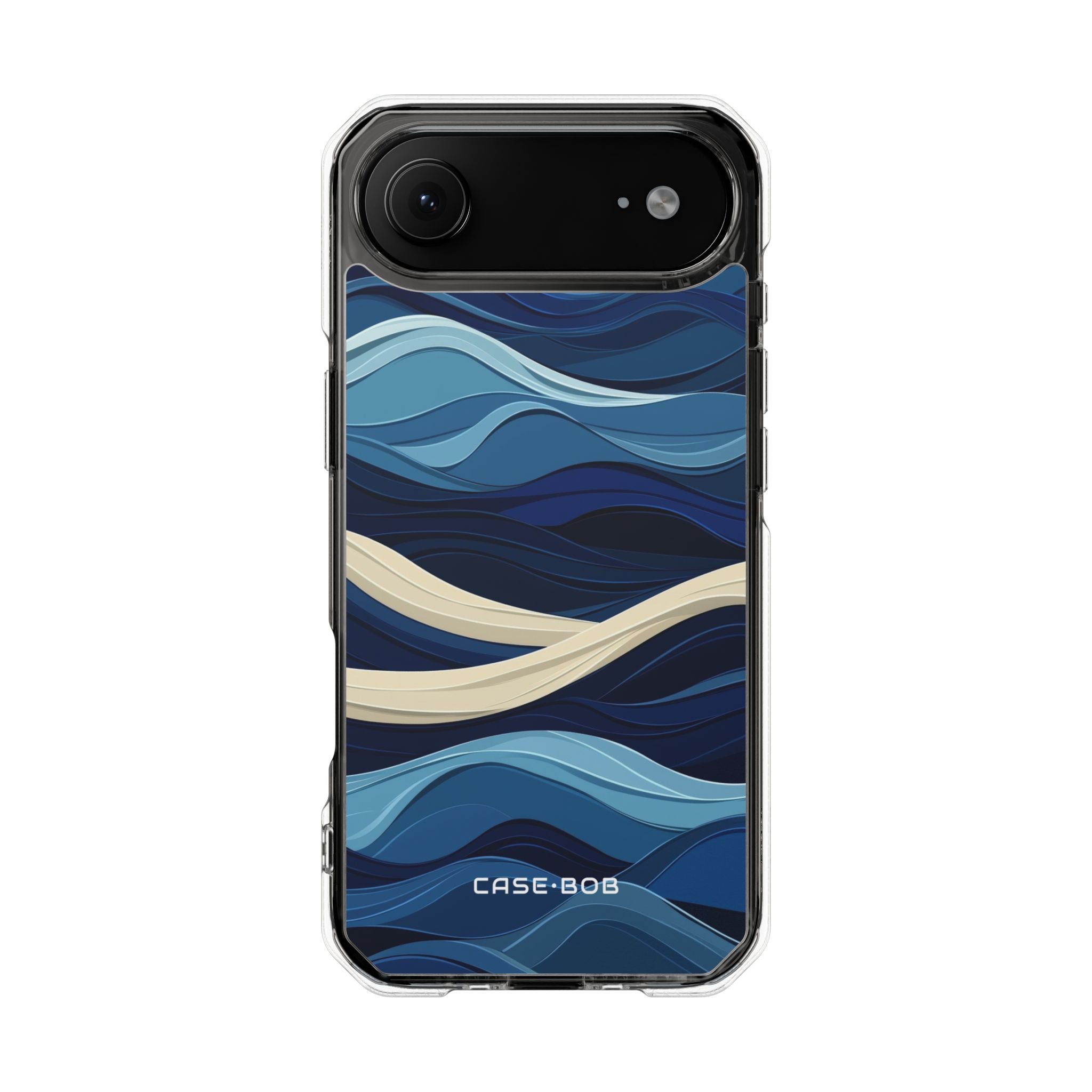 Wavy Bands Blue iPhone 17 Air Case - Impact