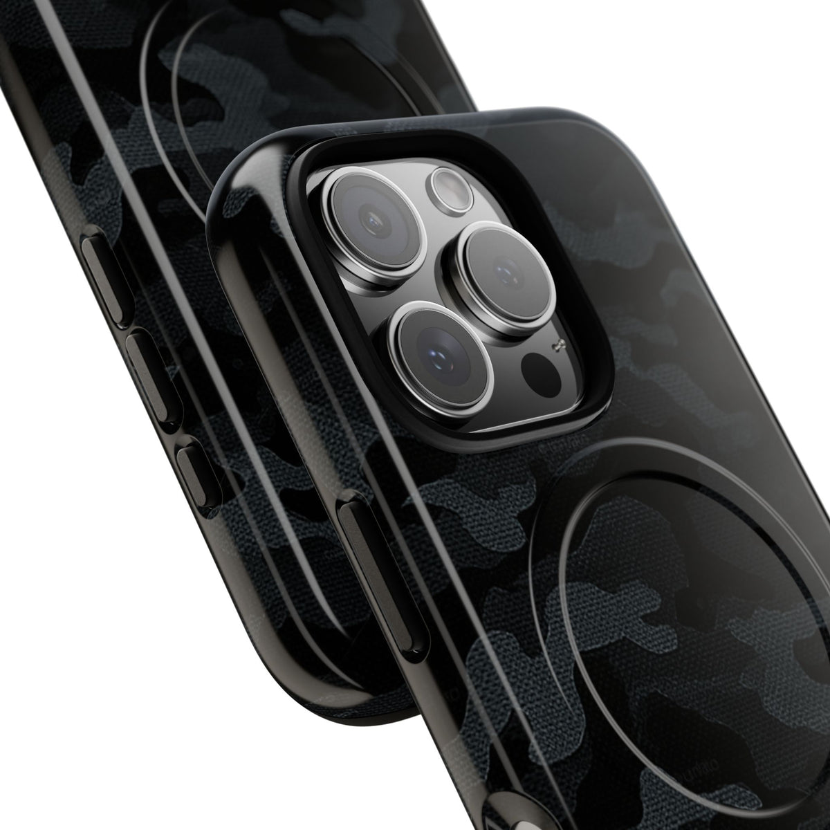 Blackout Urban Camo · Tough 2.0 Magnetic Phone Case for iPhone · Black