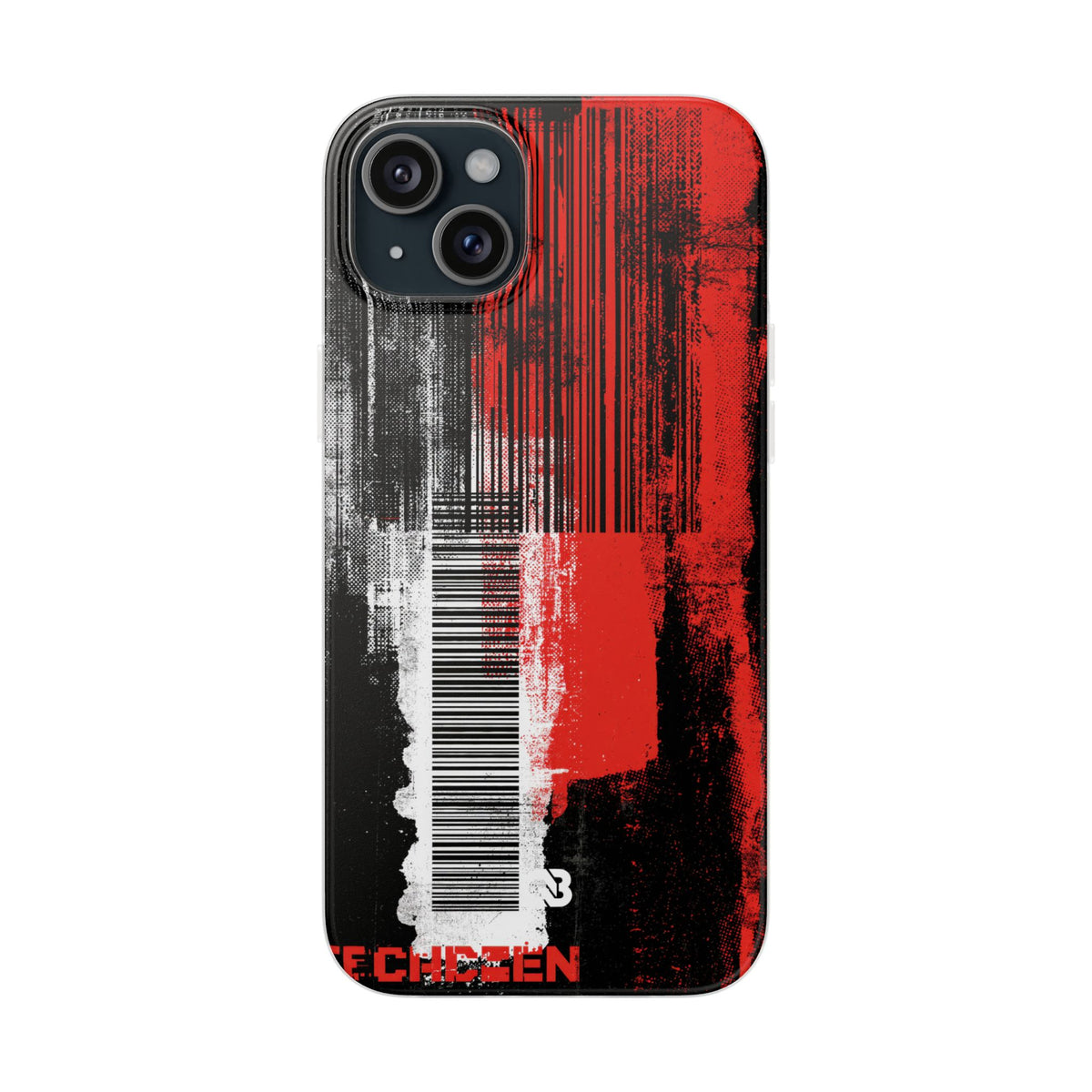 Distorted Barcode · Lite Phone Case for iPhone · Black