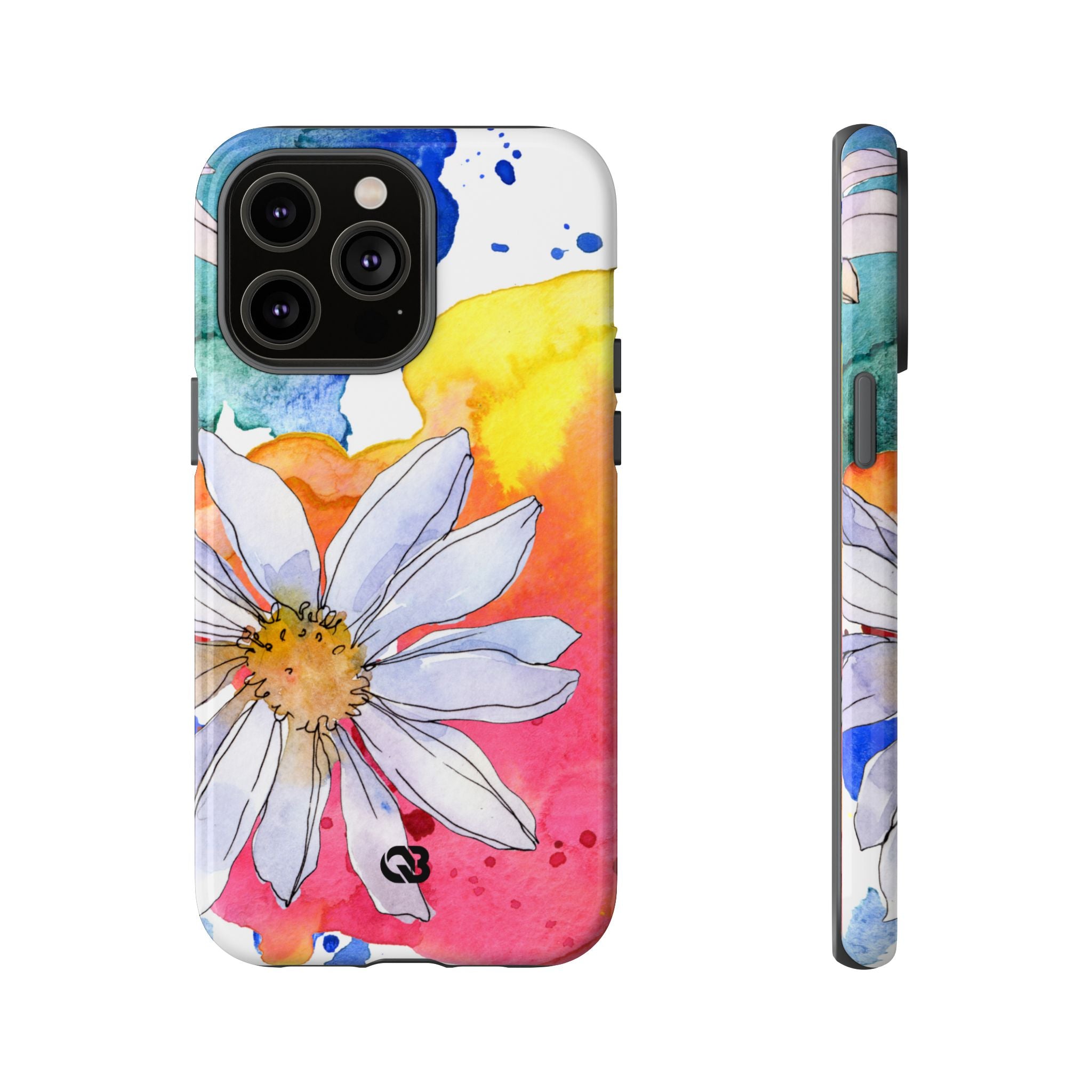 Vivid Bloom Splatter · Tough Handyhülle für iPhone