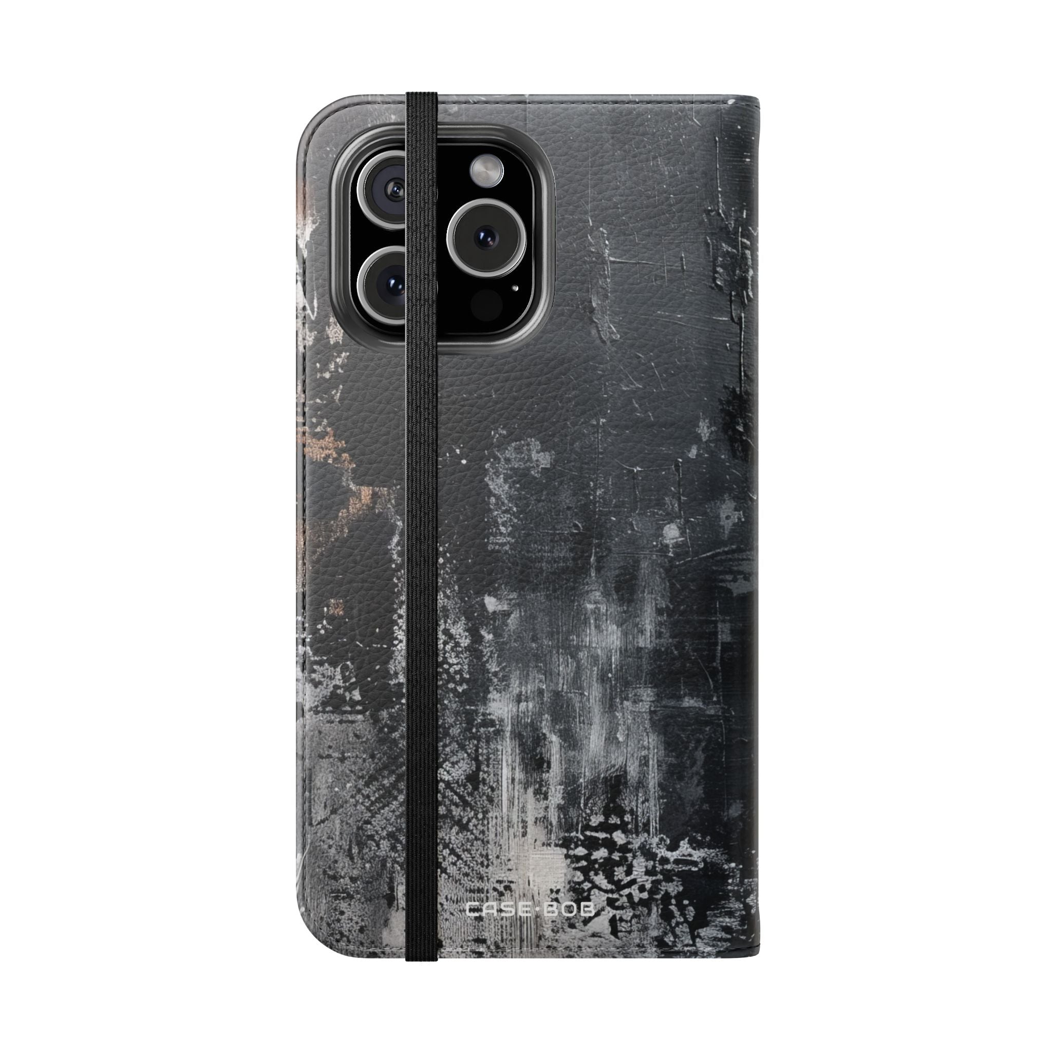 Midnight Brushstroke - iPhone 16 Max Case - Portemonnee