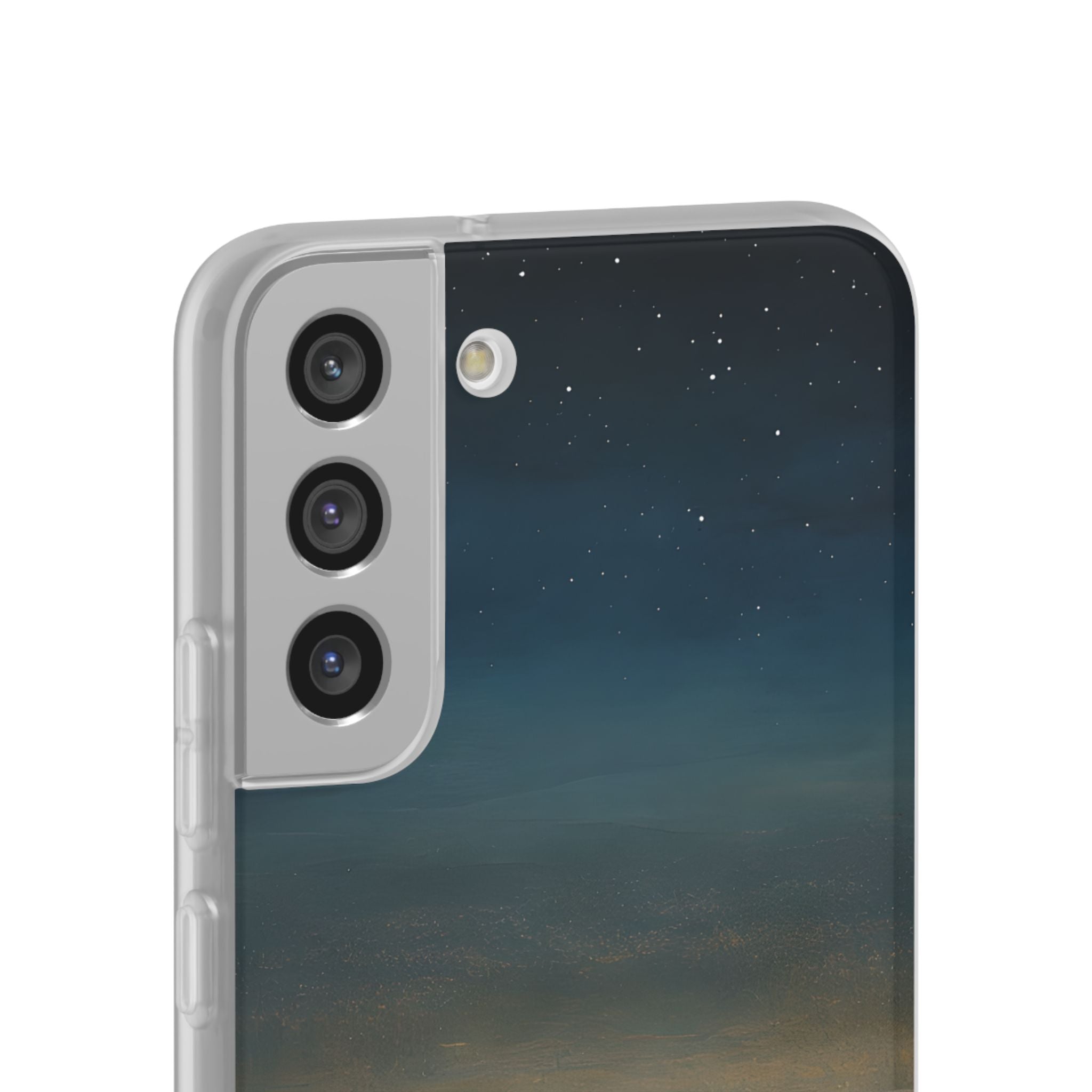 Midnight Cabin Glow · Soft Phone Case for Samsung