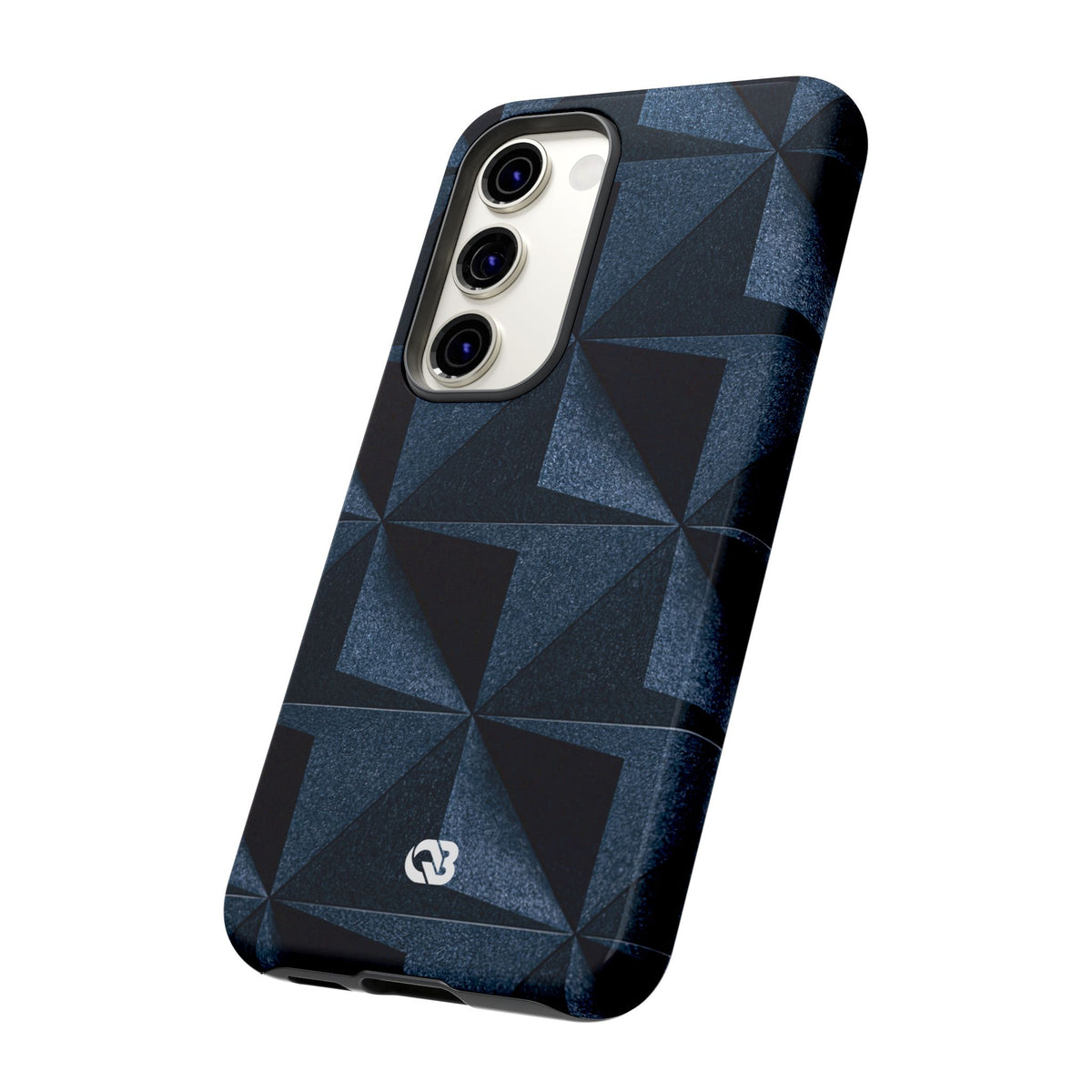 Blue Tough Phone Case for Samsung - Indigo Basalt Facets