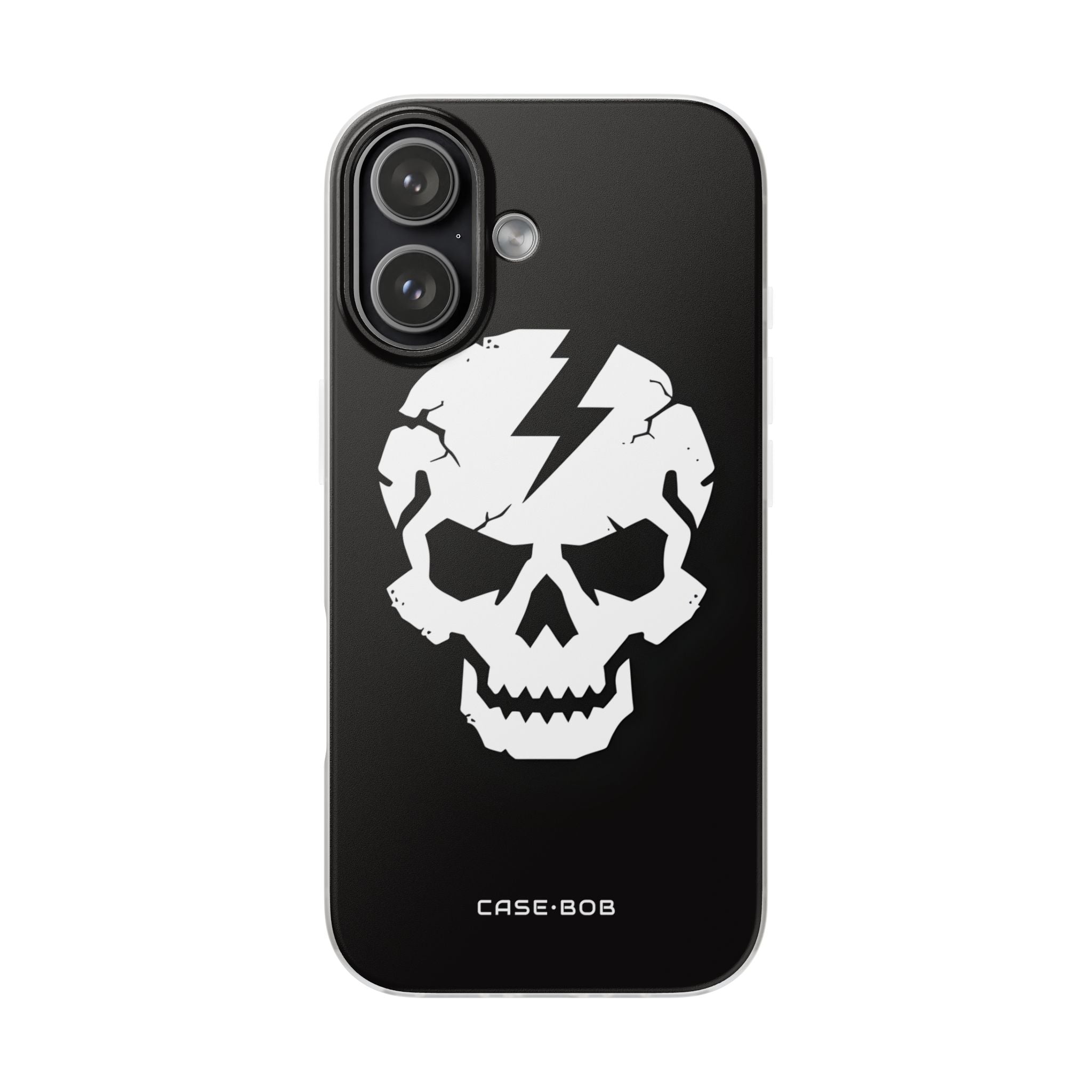 Lightning Skull iPhone 17 Case - Soft - CASE•BOB