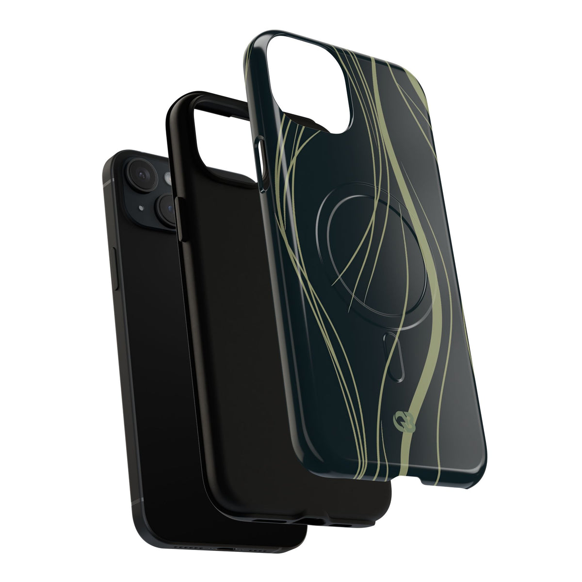 Serpentine Reeds · Tough 2.0 Magnetic Phone Case for iPhone · Green