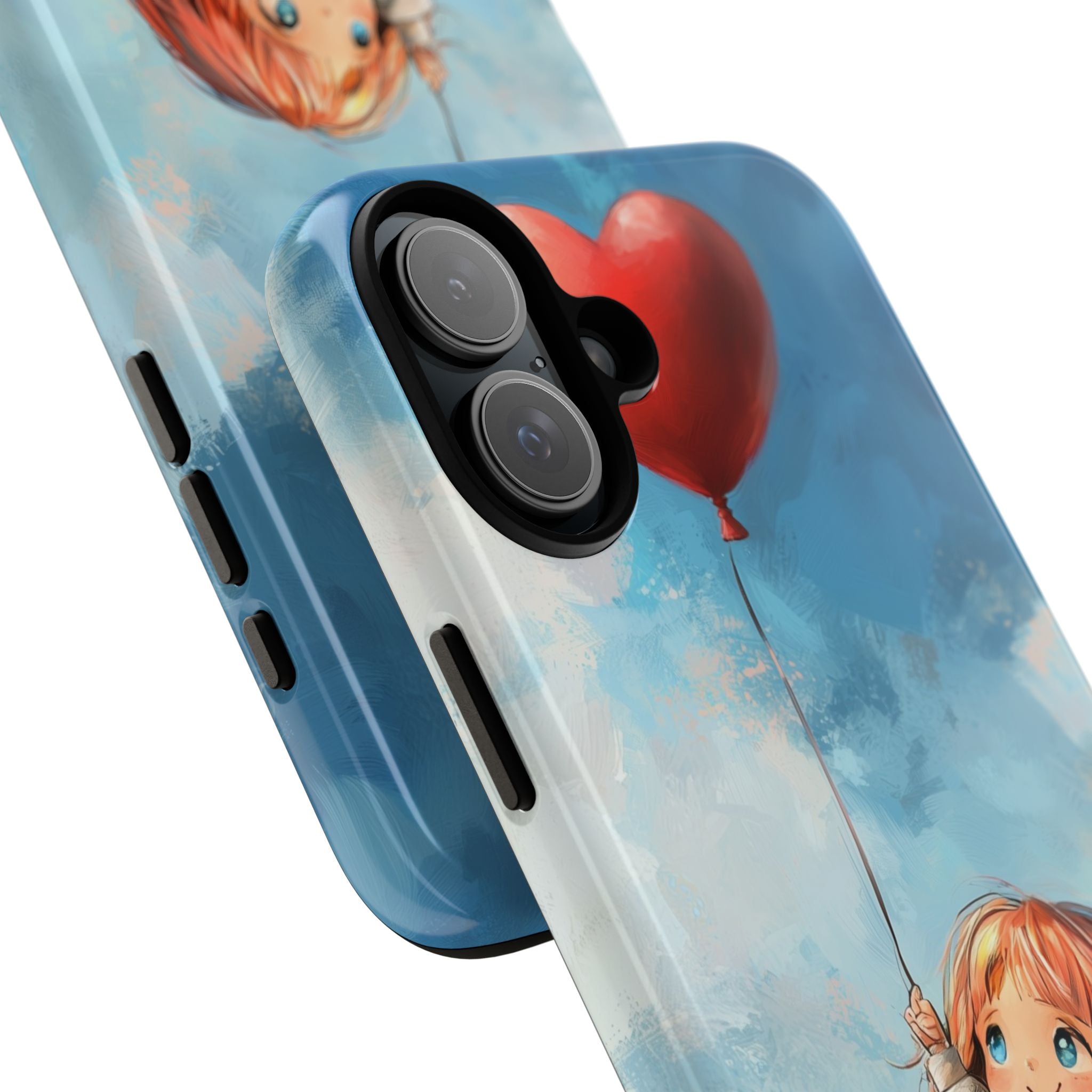 Heart Balloon Whimsy iPhone 16 Plus Case - Tough