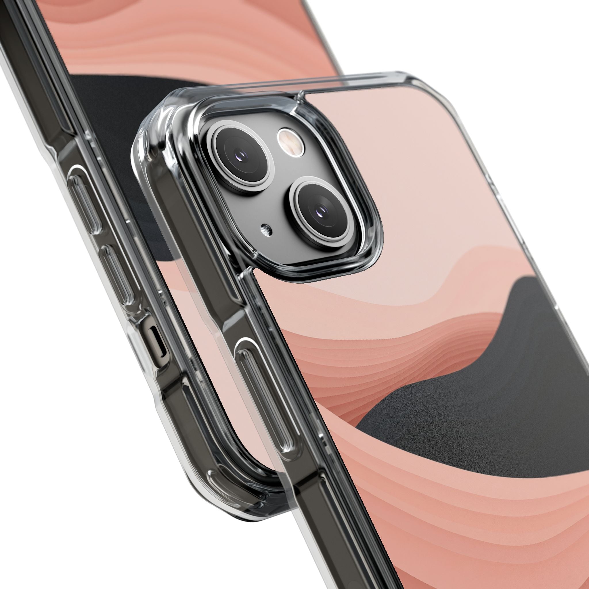 Pink Impact MagSafe Phone Case for iPhone - Dune Shadow Layers