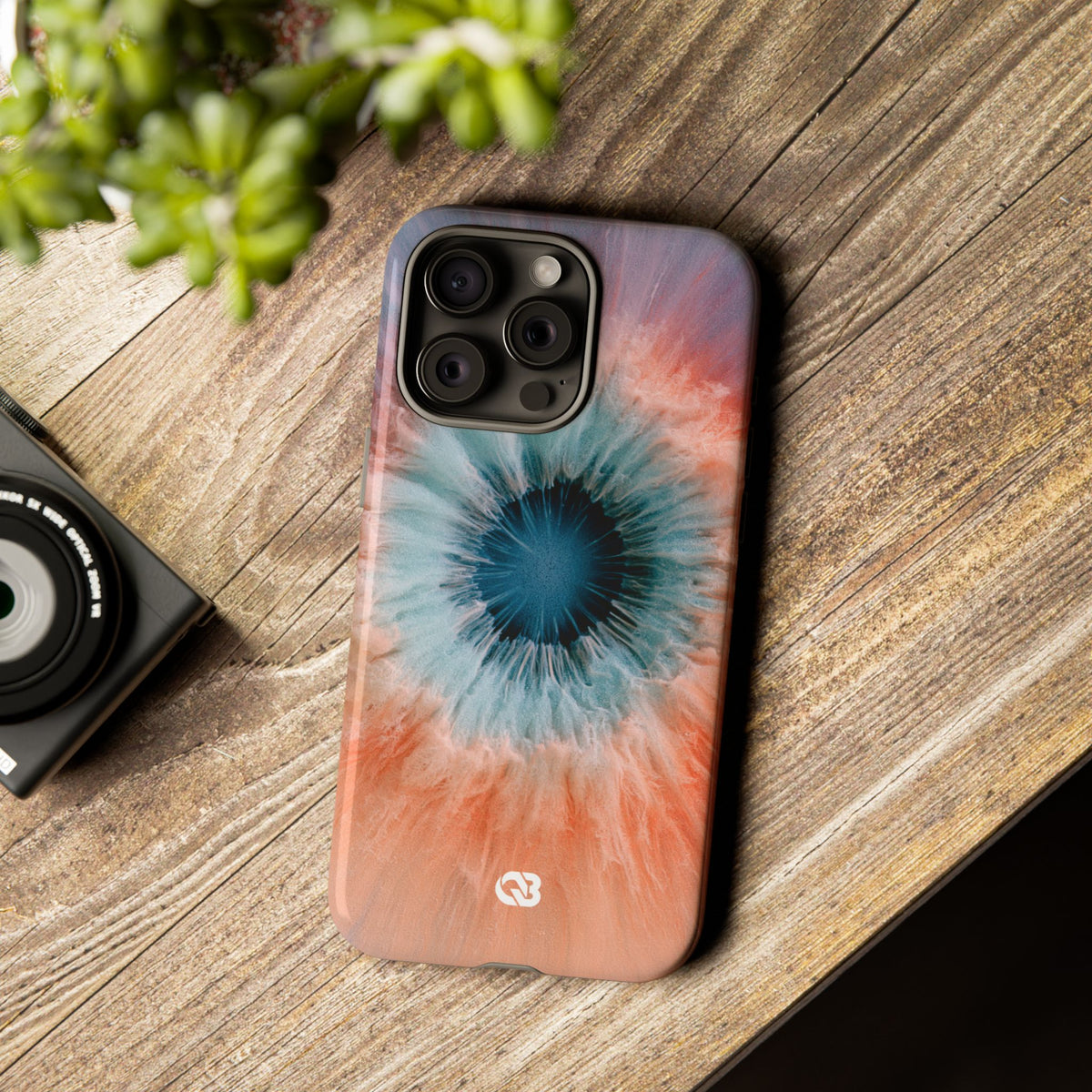 Radiant Aura Core · Tough Phone Case for iPhone · Orange