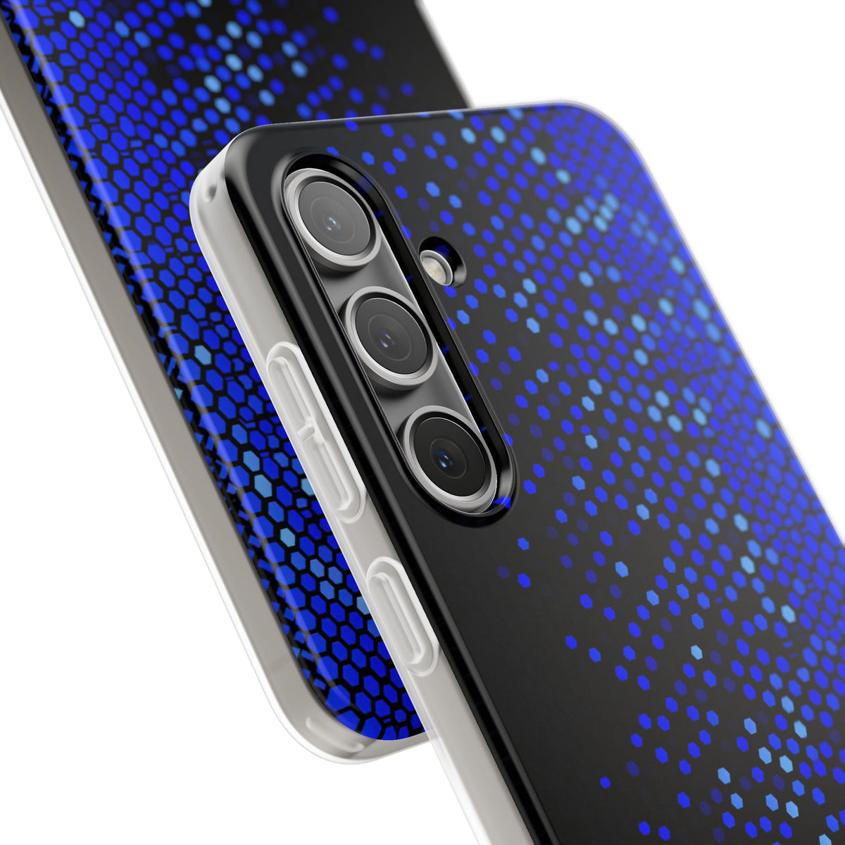 Cobalt Hex Dispersion · Lite Phone Case for Samsung · Blue
