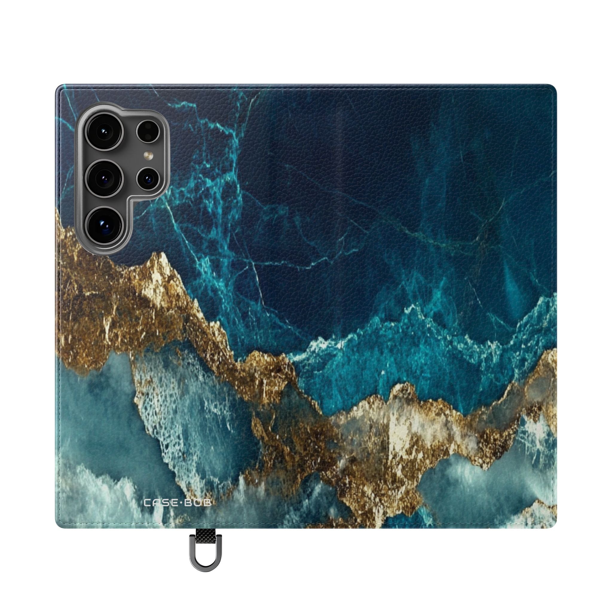 Gul Brud Teal - Samsung S24 Ultra Cover - Pung