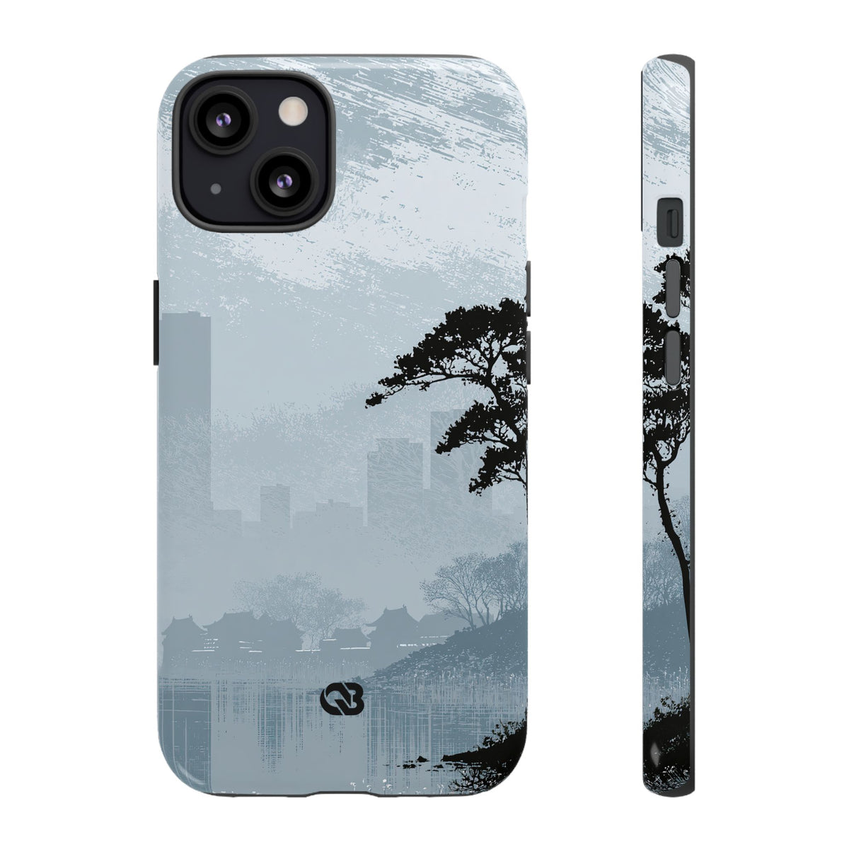 Misty Horizon · Tough Phone Case for iPhone · Blue