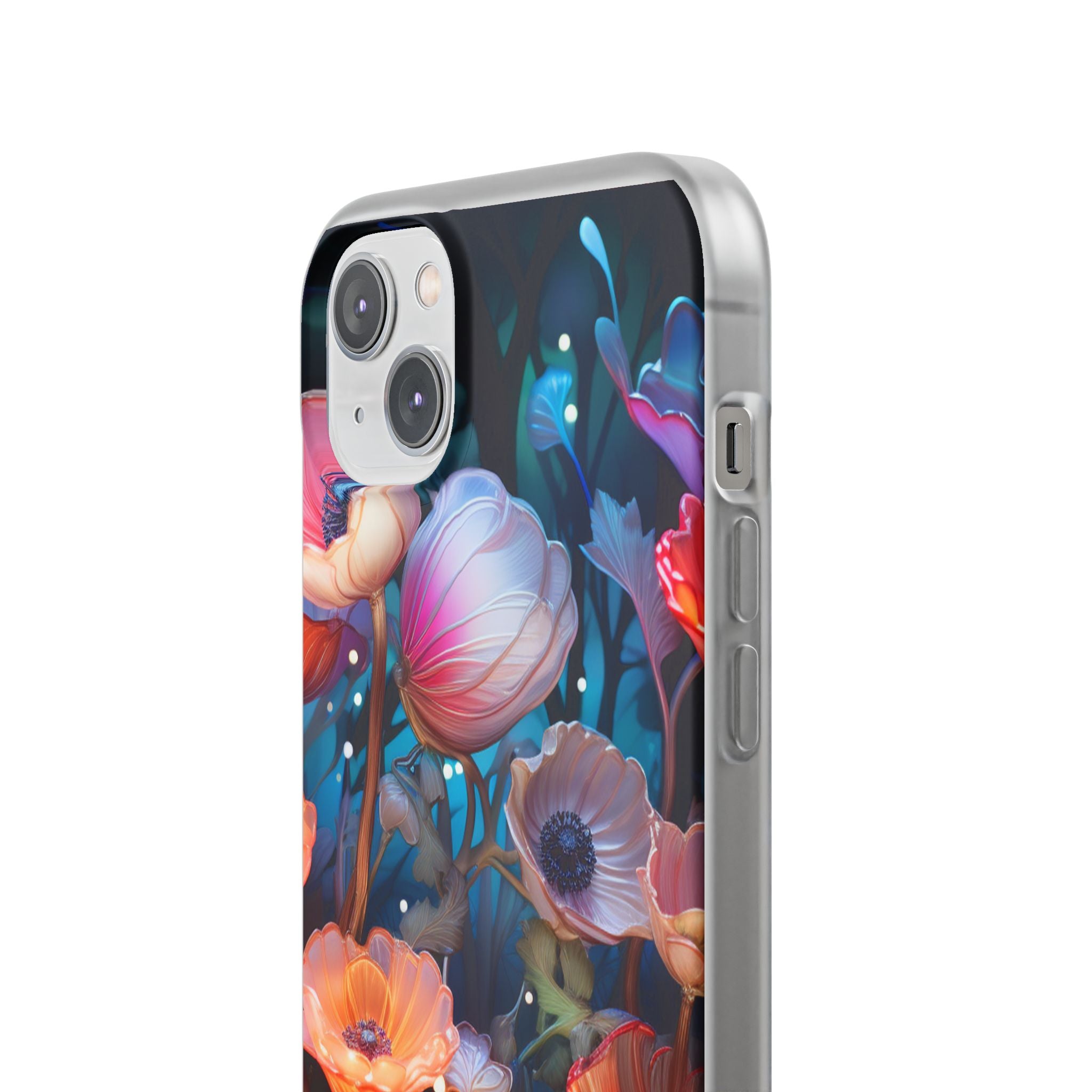 Luminous Poppy Glade · Soft Capa para iPhone