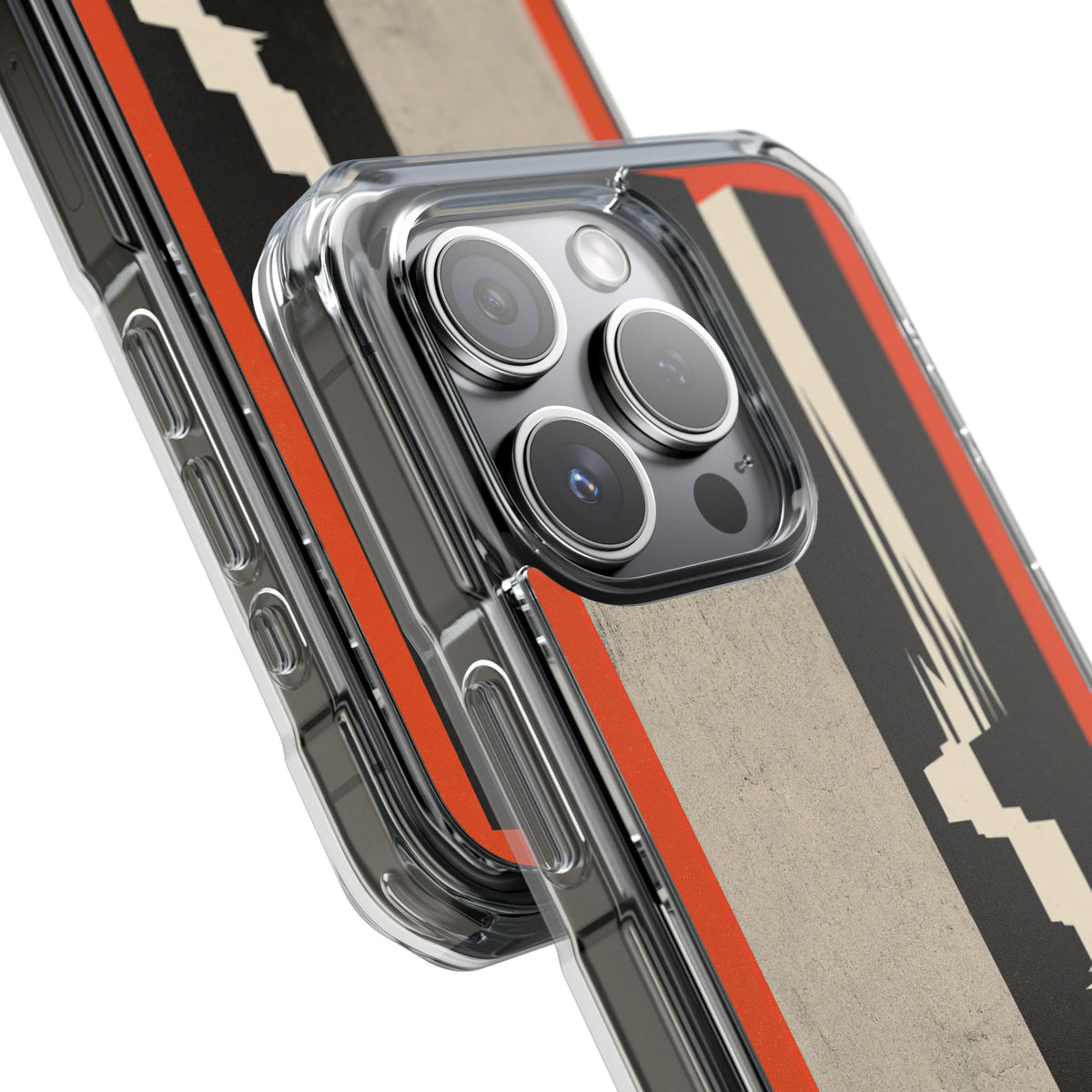 Orange Impact MagSafe Phone Case for iPhone - Orange Monolith Rift