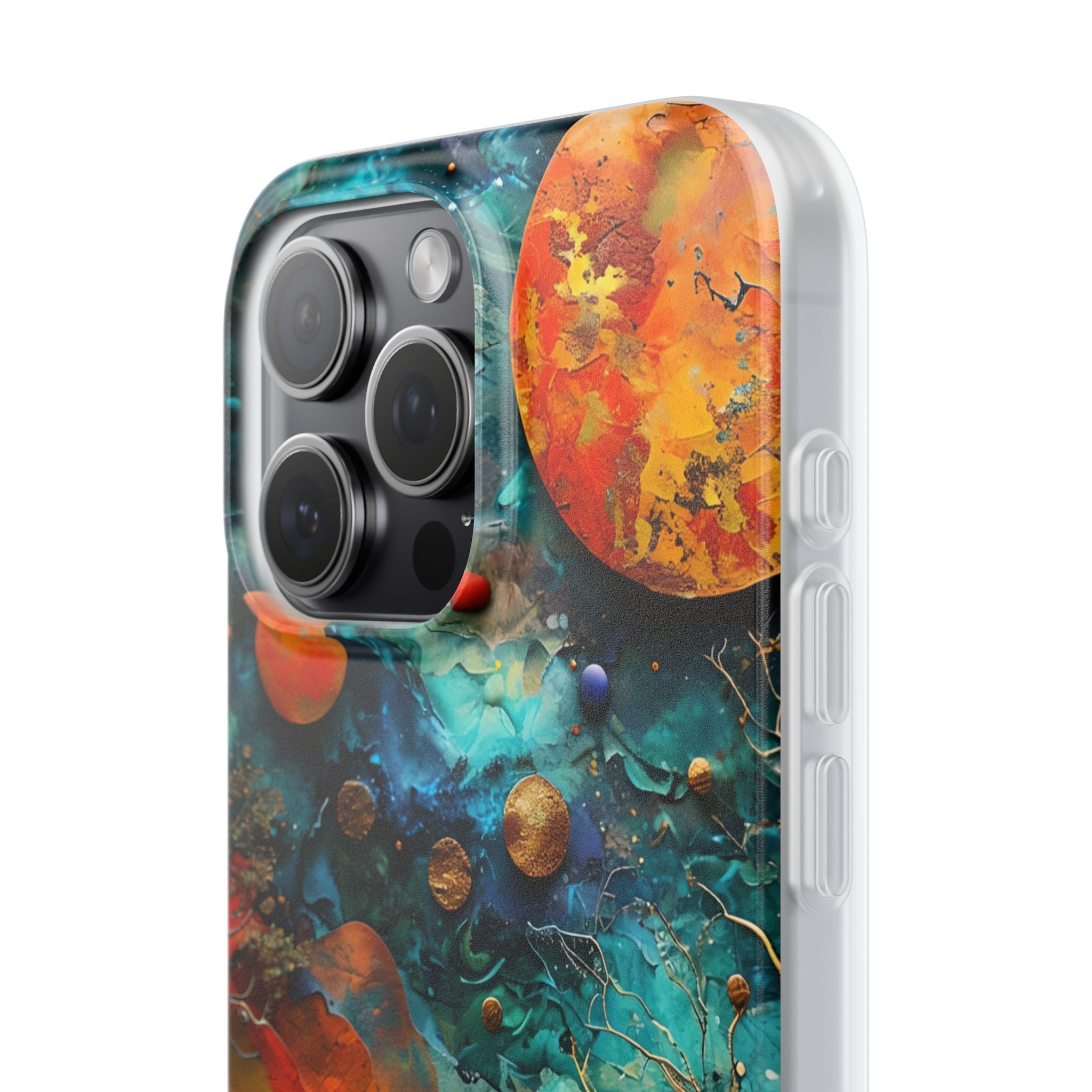 Celestial Ember iPhone 15 Pro Max Case - Soft