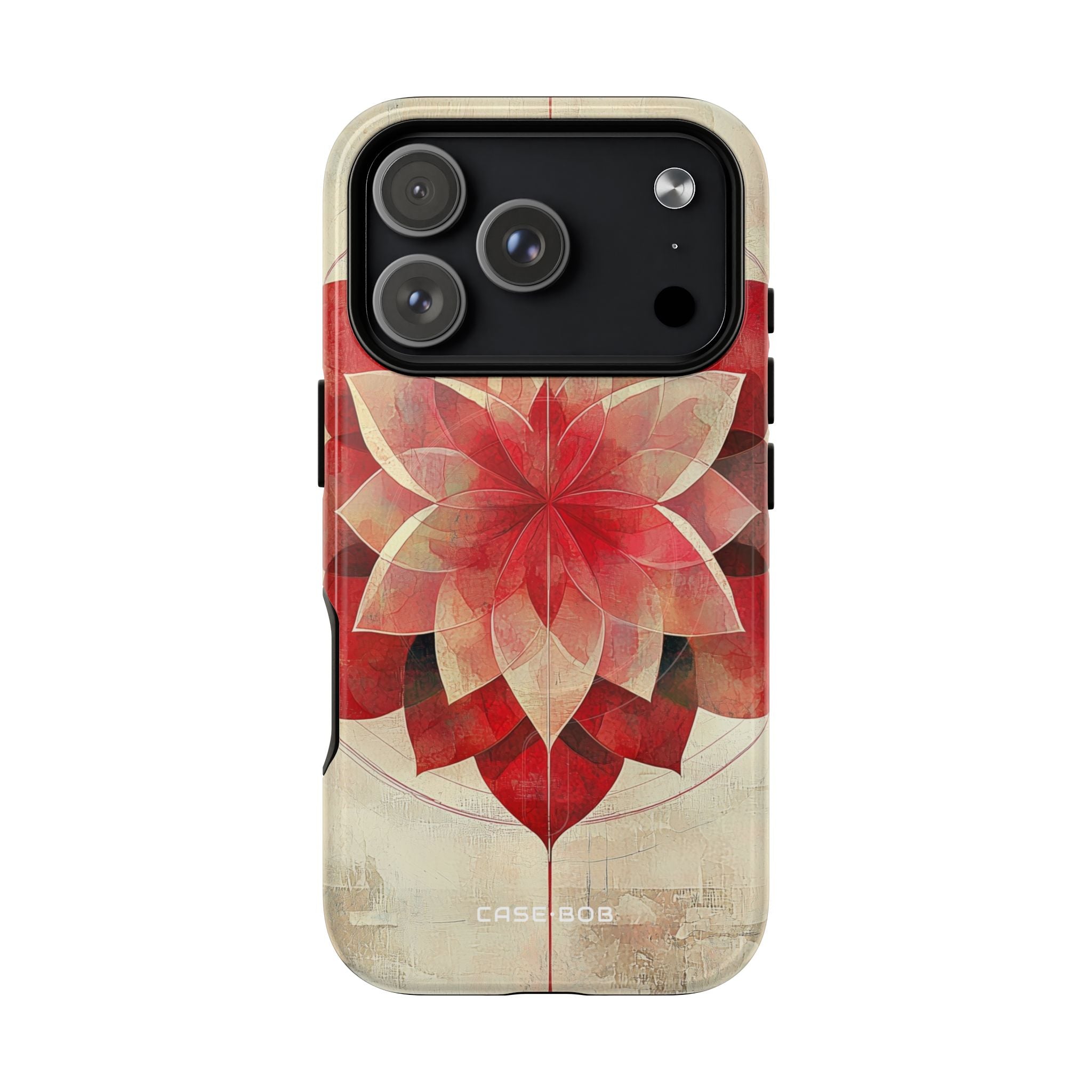 Crimson Bloom iPhone 17 Pro Case - Tough+ - CASE•BOB