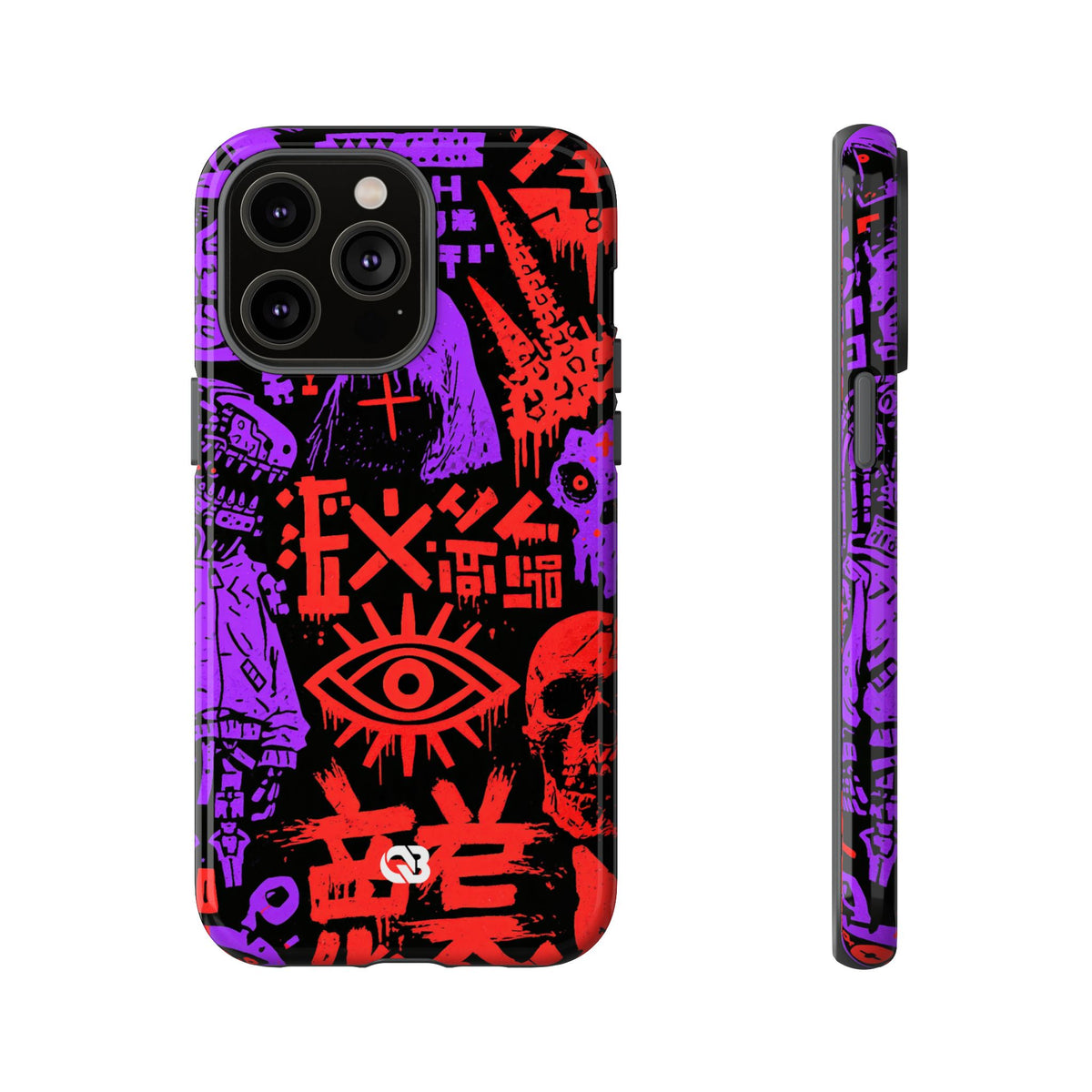 Underground Cyber Glyphs · Tough Phone Case for iPhone · Black