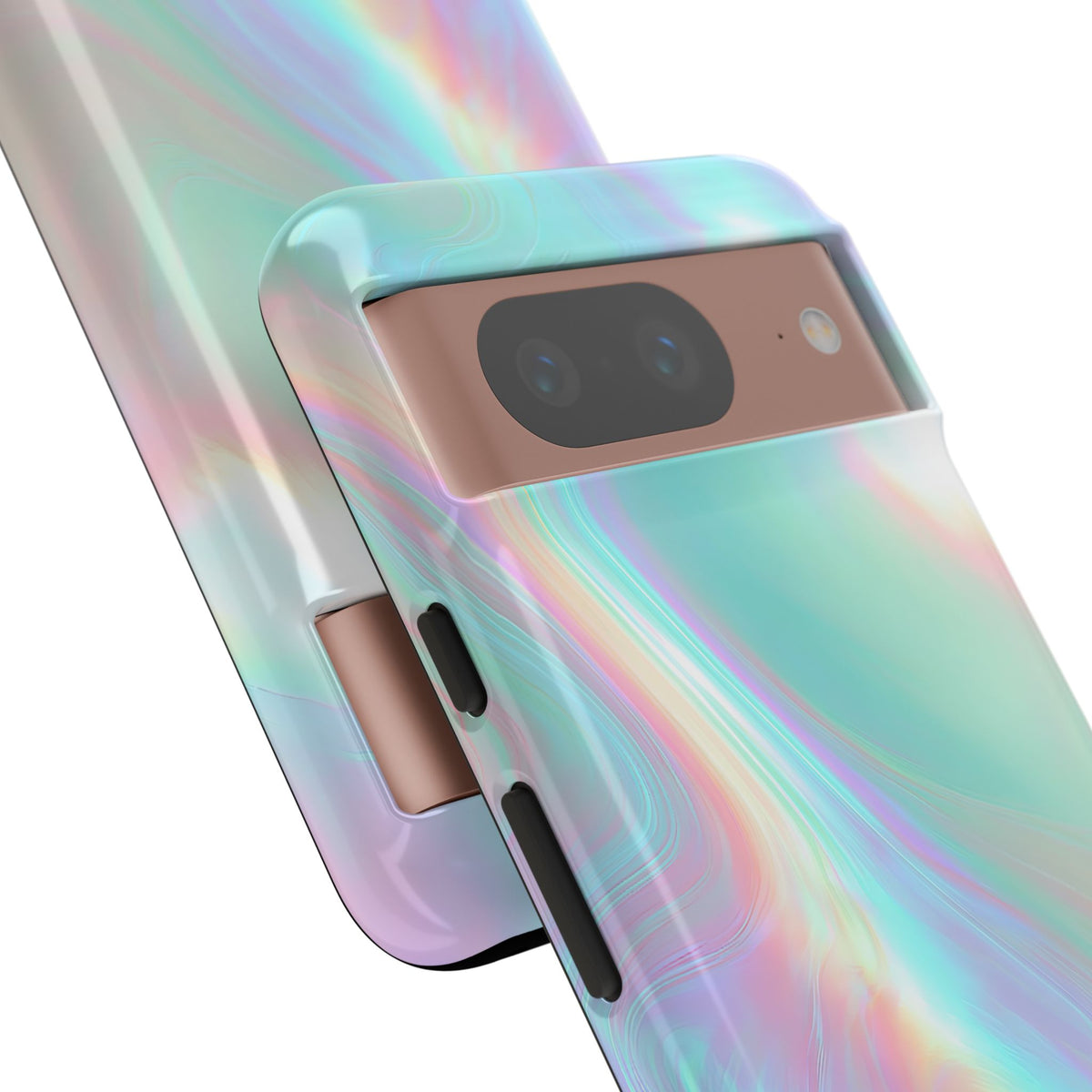 Prismatic Liquid Light · Tough Phone Case for Pixel · Teal
