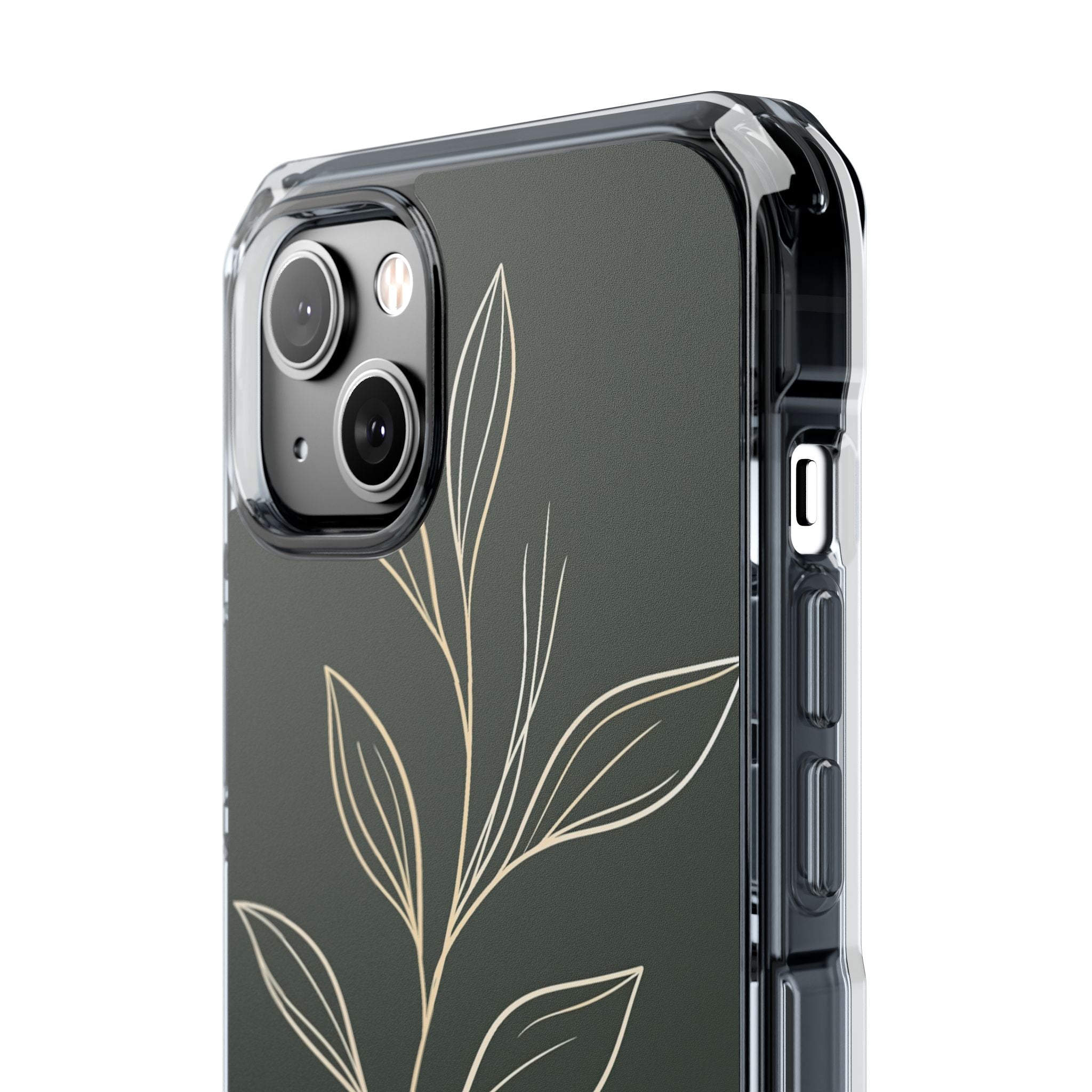 Green Impact MagSafe Phone Case for iPhone - Deep Moss Willow