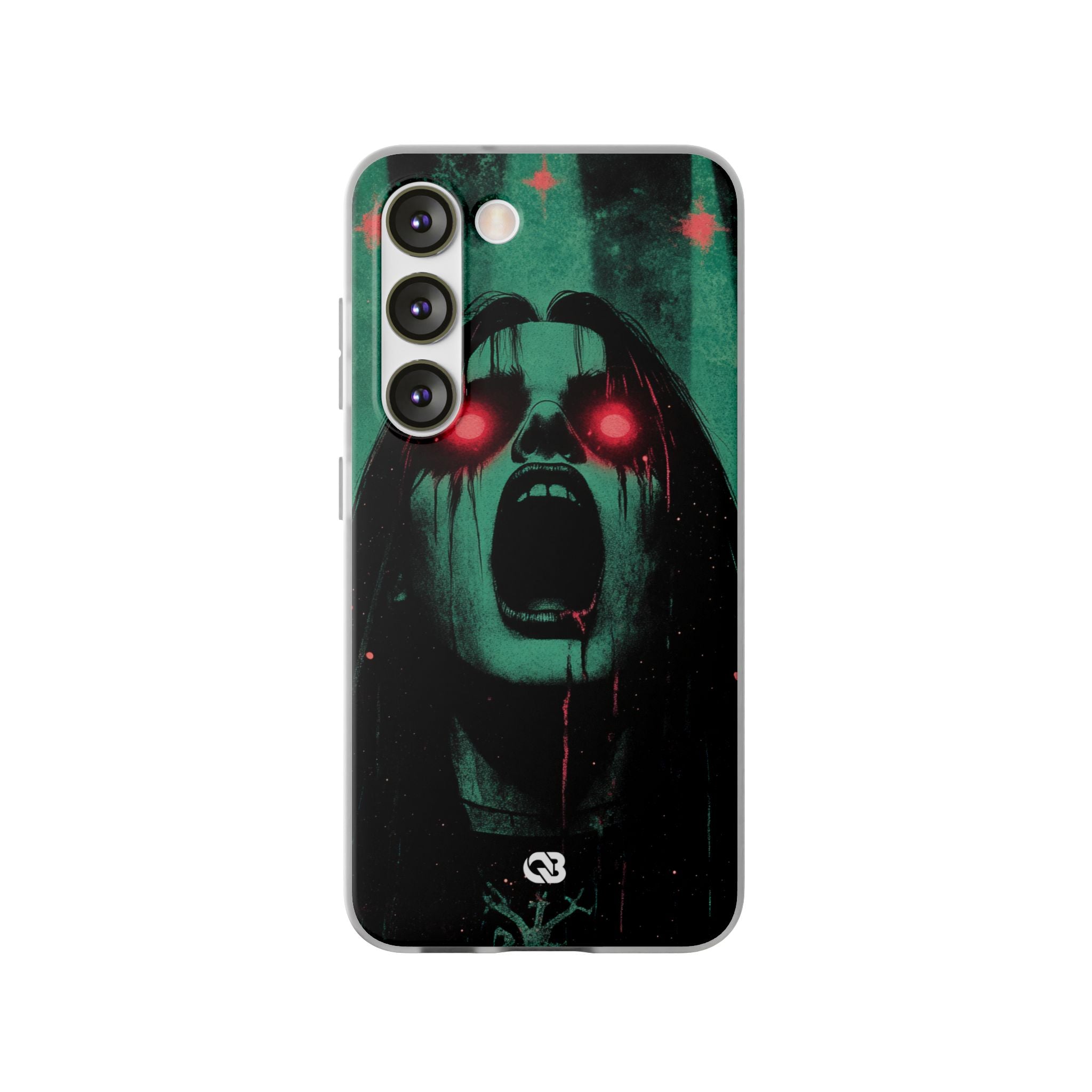Crimson Emerald Scream · Soft Phone Case for Samsung
