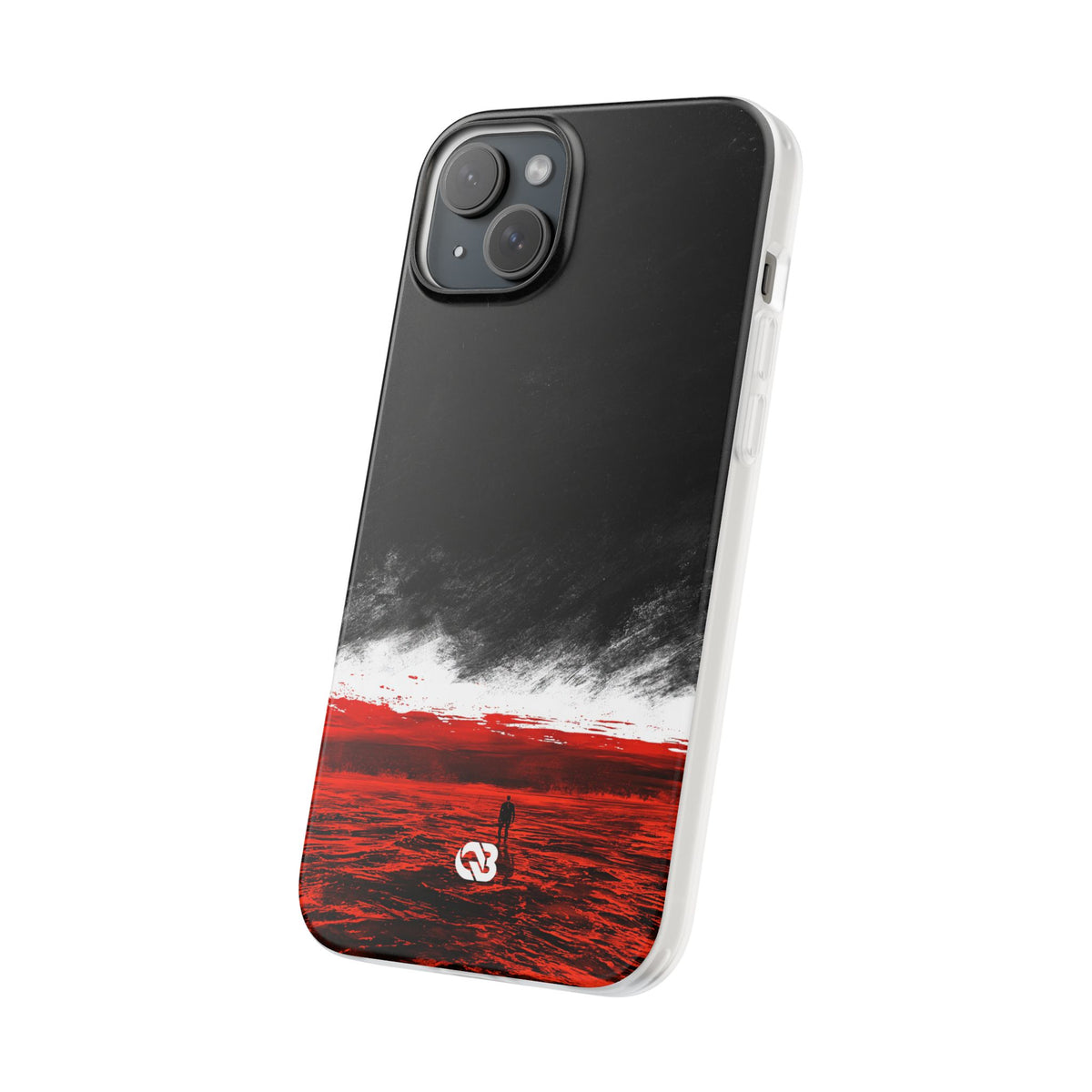 Crimson Void · Lite Phone Case for iPhone · Black
