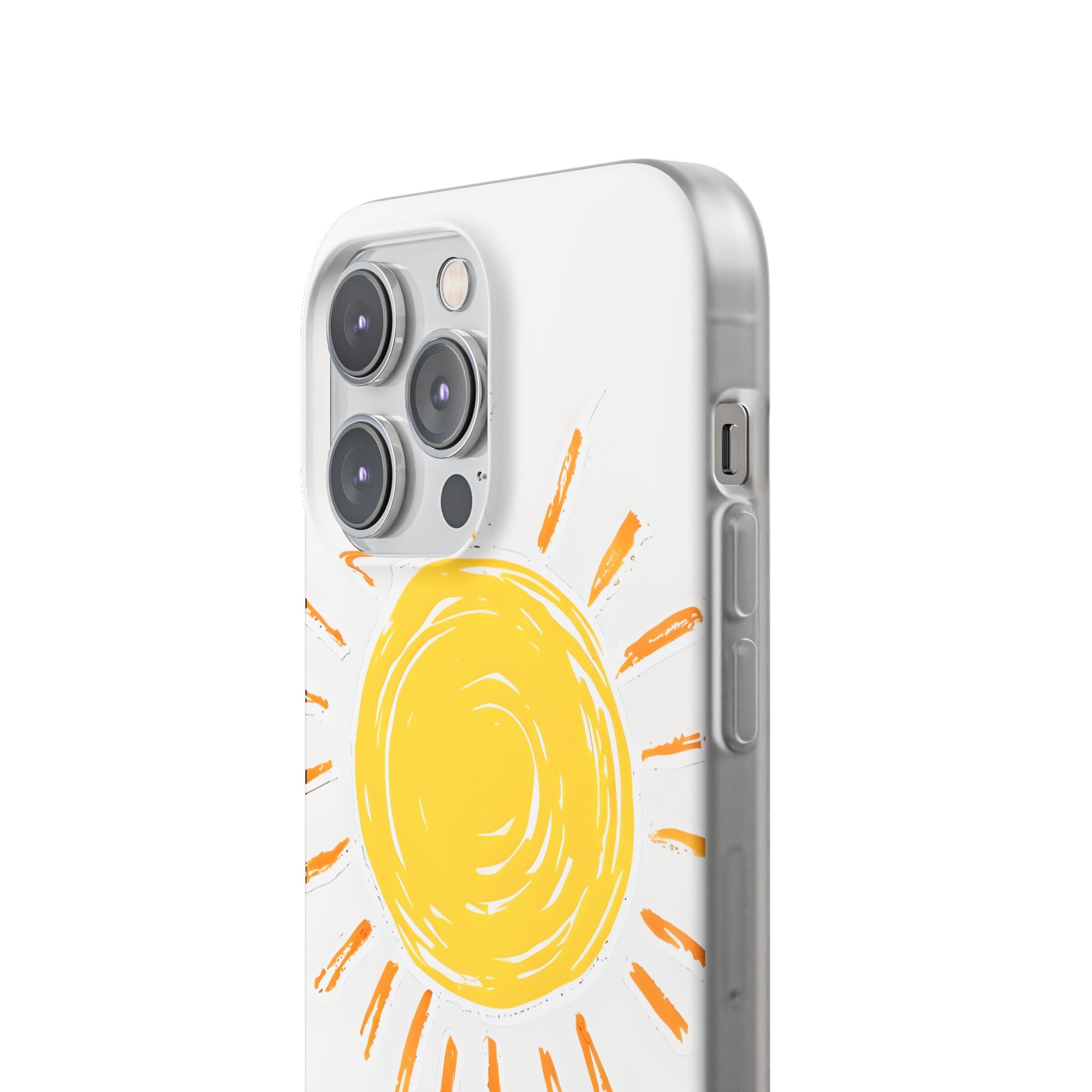 Amber Solar Glow · Soft Phone Case for iPhone