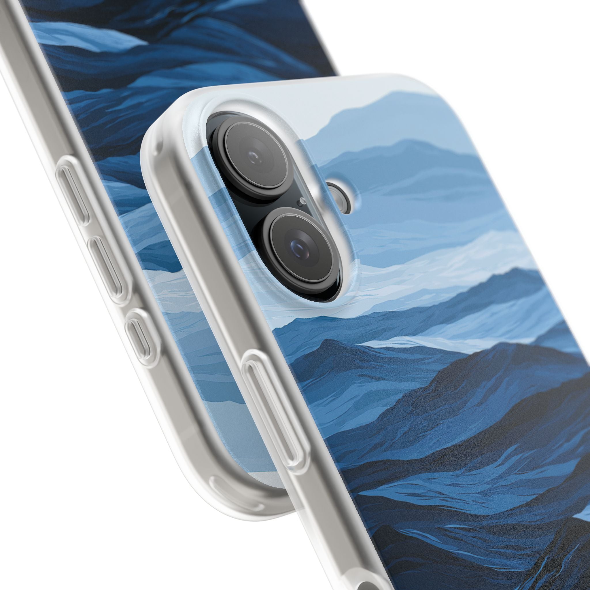 Blue Lite Phone Case for iPhone - Cobalt Ridge Tides