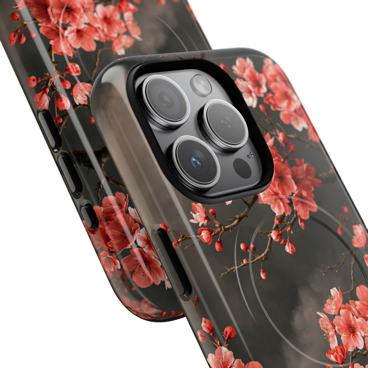 Dark Sakura Nocturne · Tough 2.0 Magnetic Phone Case for iPhone · Black