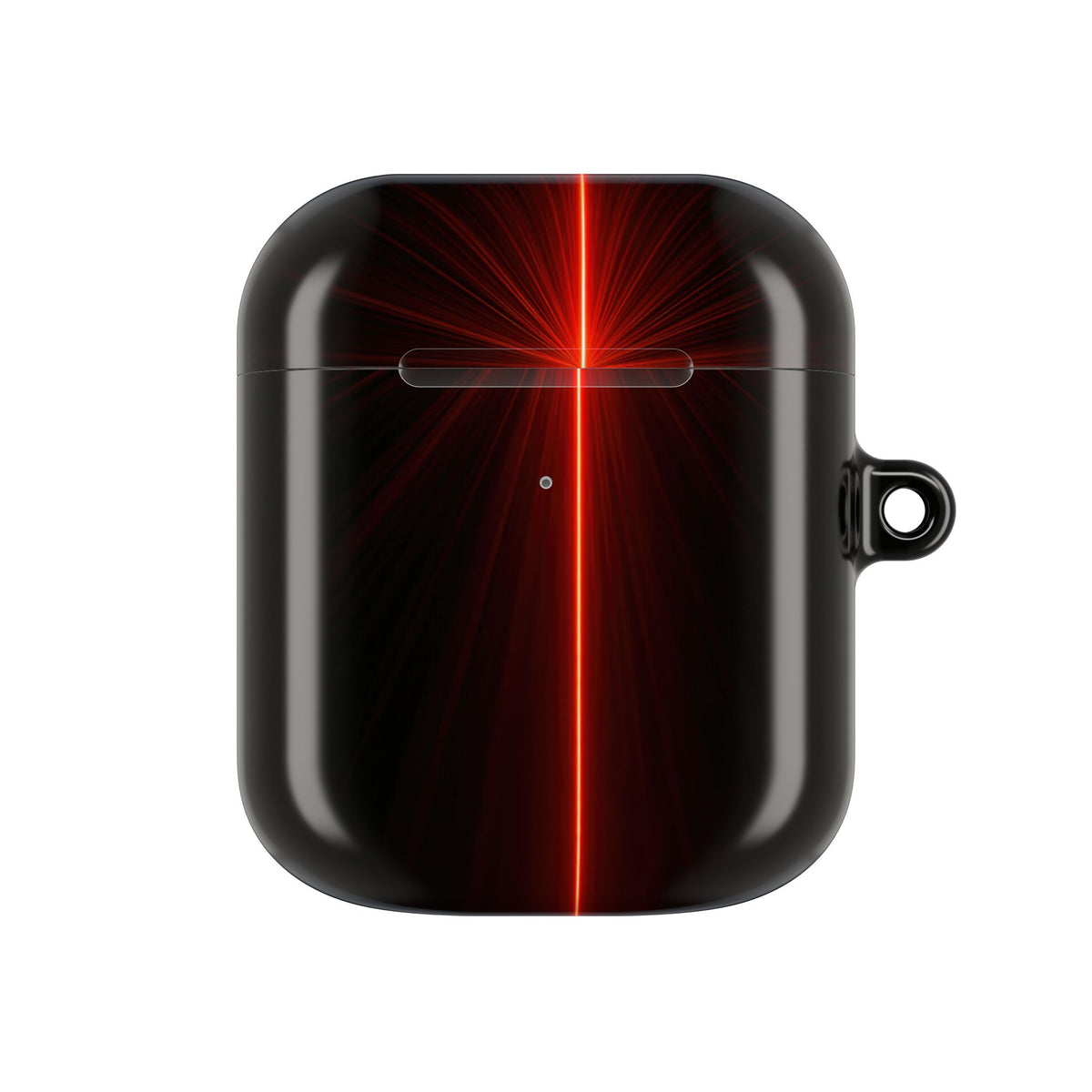 Crimson Zenith · Hard Case for AirPods & AirPods Pro · Red