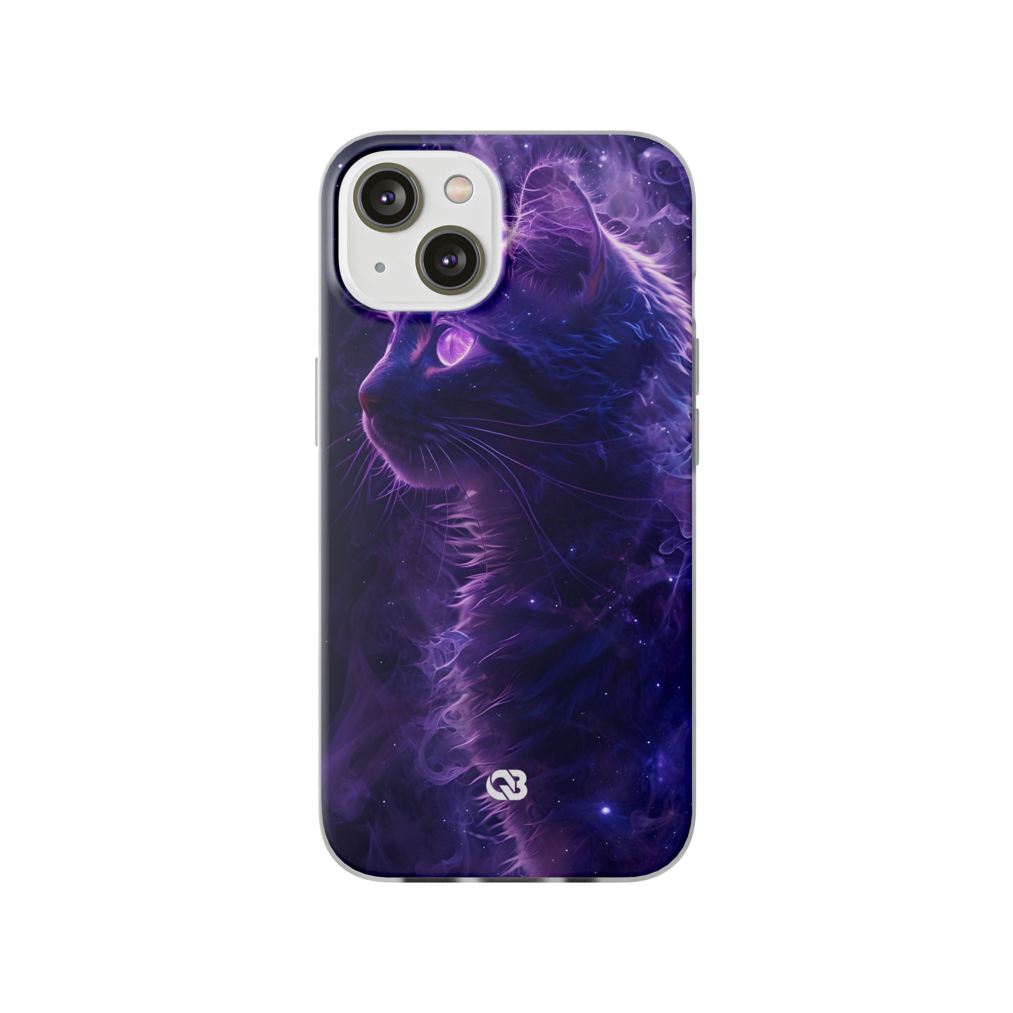Purple Void Feline · Soft Phone Case for iPhone