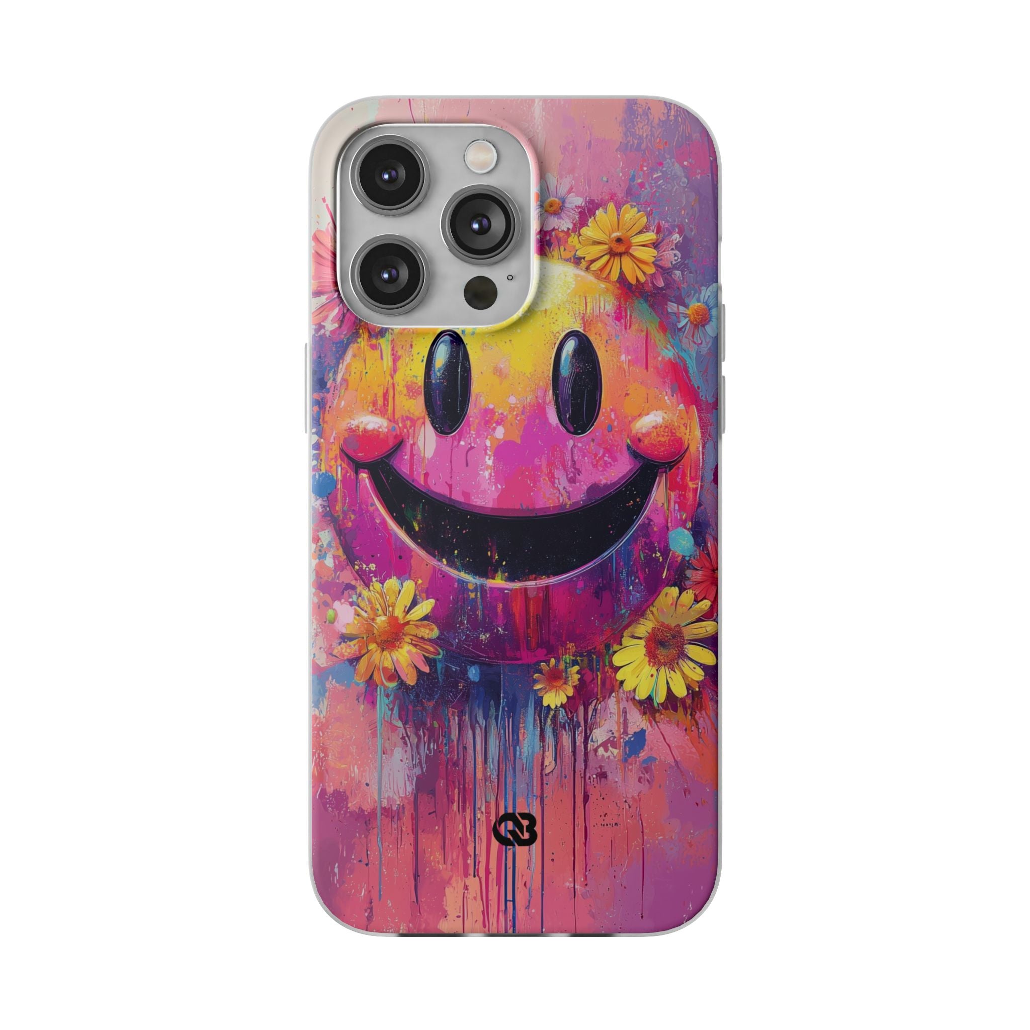 Vivid Grin Graffiti · Soft Phone Case for iPhone