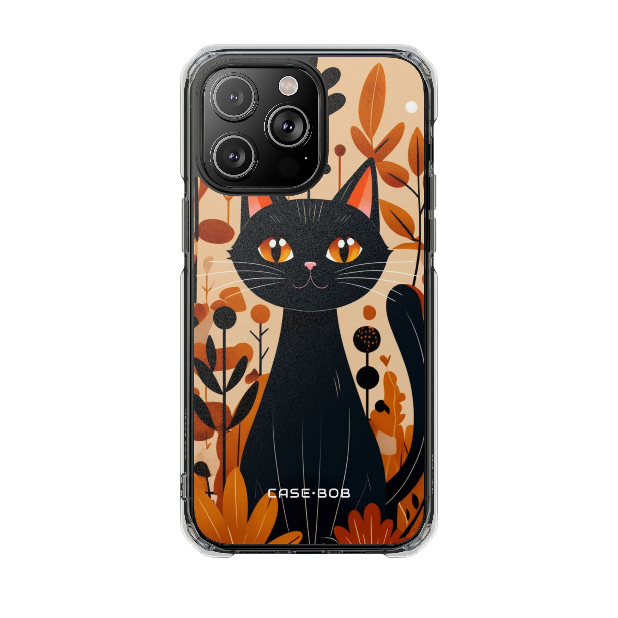 Black Cat Glow iPhone 14 Pro Max Case - Impact