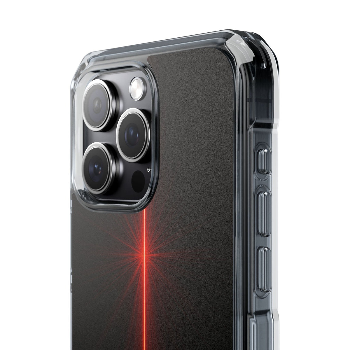 Red Impact MagSafe Phone Case for iPhone - Crimson Flare Vector