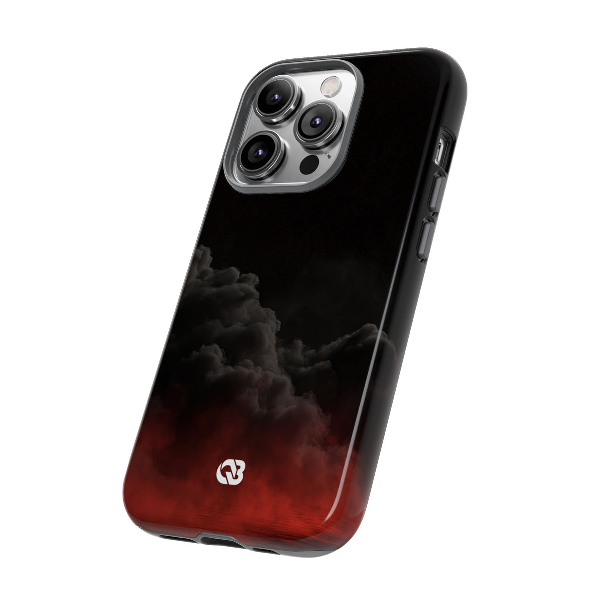 Crimson Fog Void · Tough Phone Case for iPhone · Black