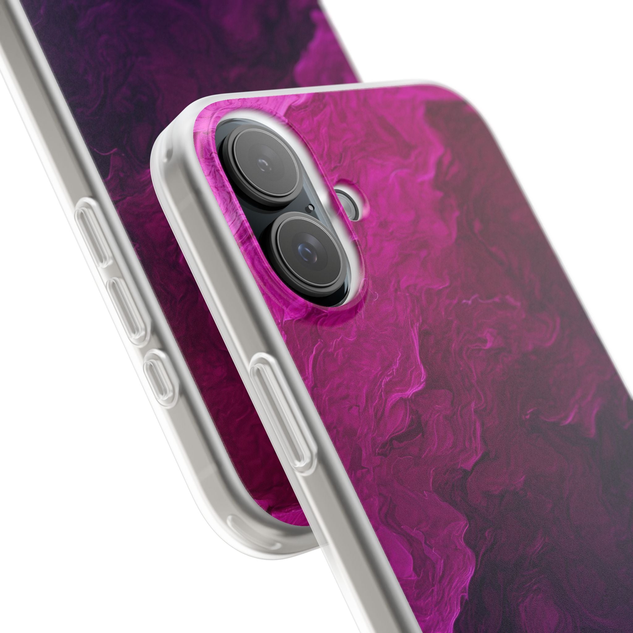 Violet Swirl iPhone 16 Plus Case - Soft