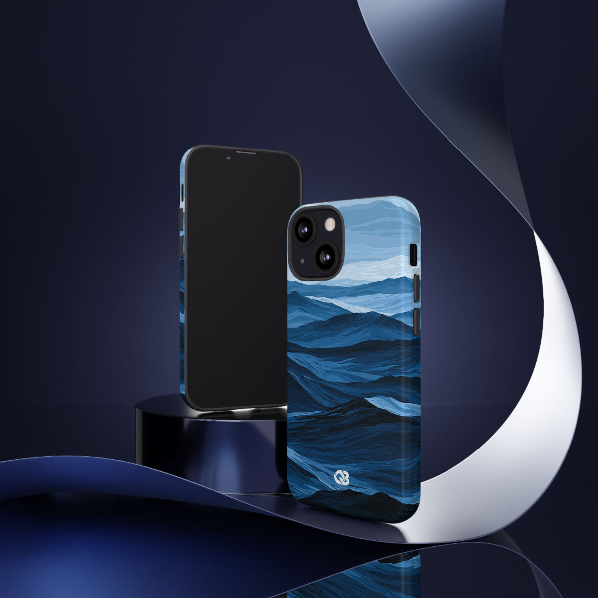 Cerulean Ridges · Tough Phone Case for iPhone · Blue