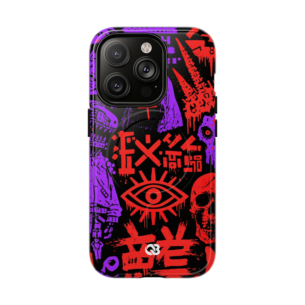 Underground Cyber Glyphs · Tough 2.0 Magnetic Phone Case for iPhone · Black