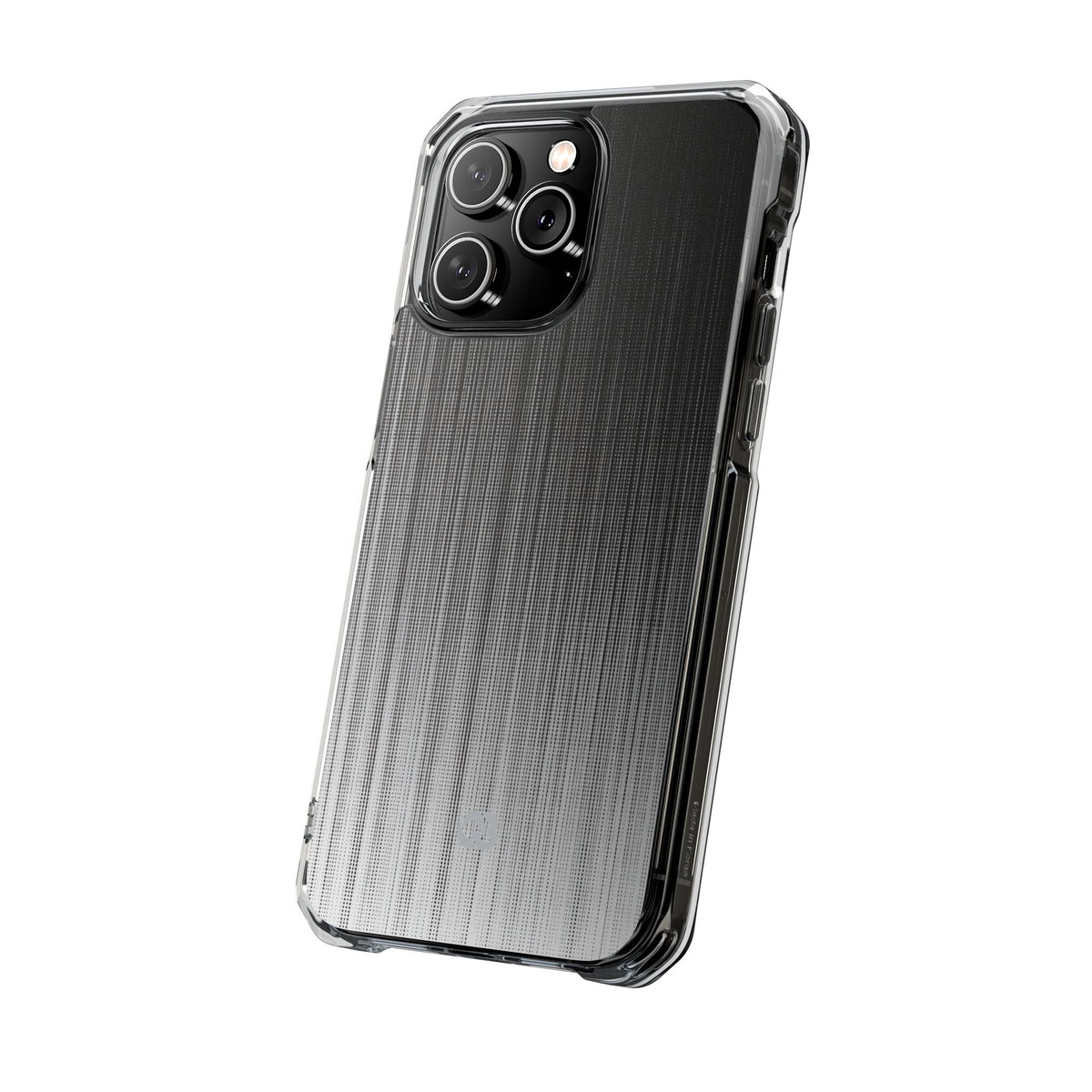 Grey Impact MagSafe Phone Case for iPhone - Static Vertical Dither