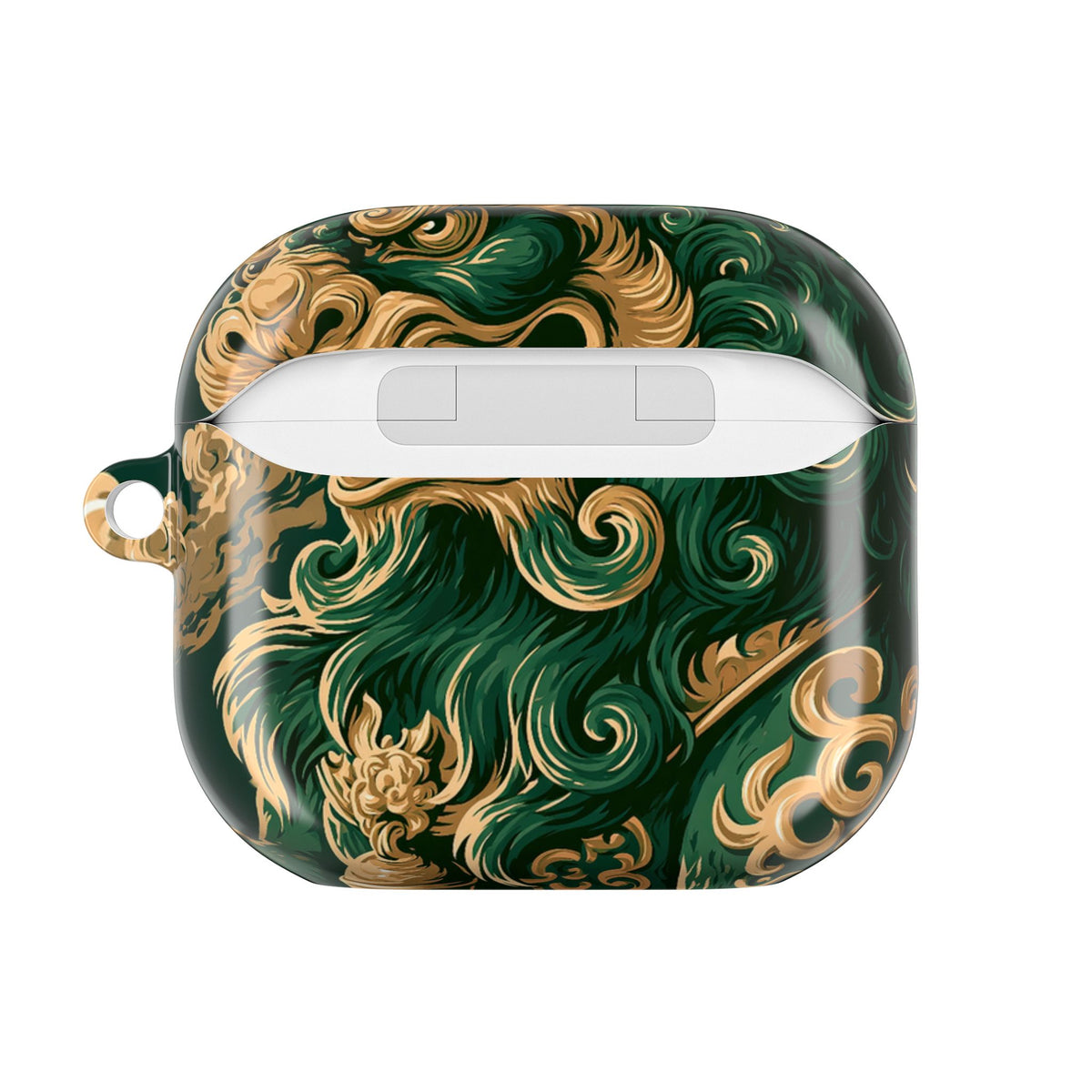 Imperial Guardian Lion · Hard Case for AirPods & AirPods Pro · Green