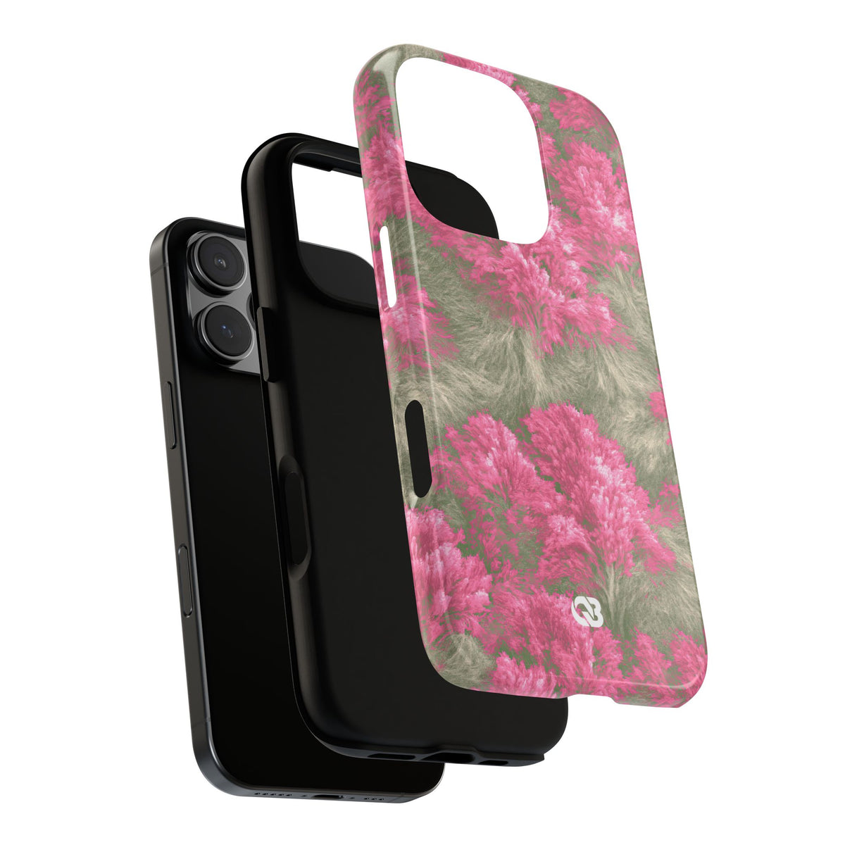 Digital Blossom · Tough Phone Case for iPhone · Pink