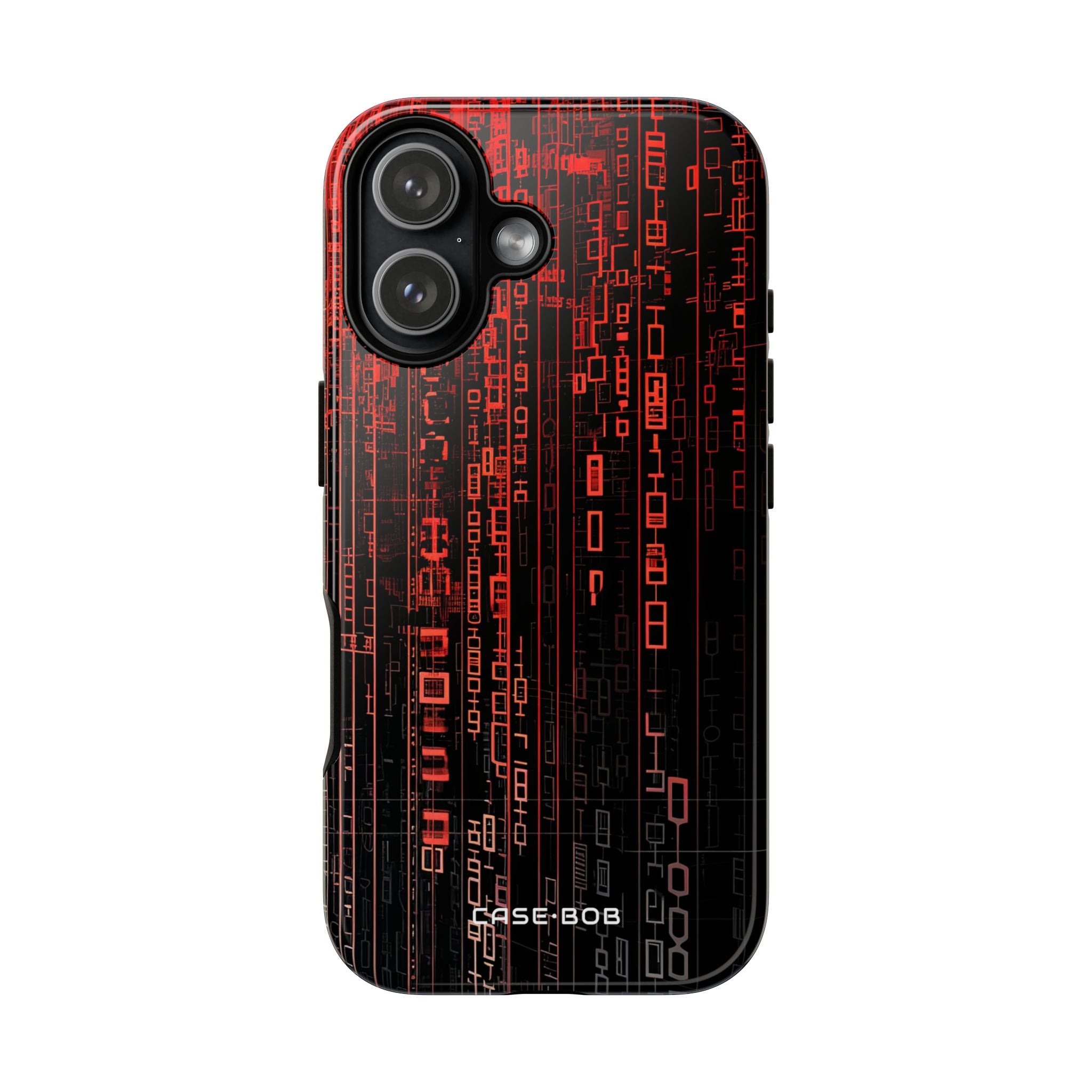 Crimson Glyphs iPhone 17 Case - Tough - CASE•BOB