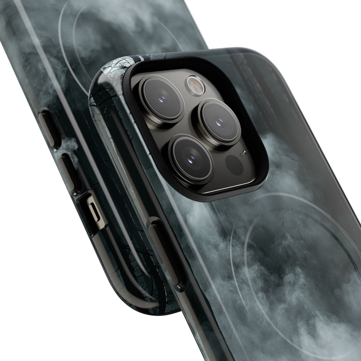 Shadowed Pine Mist · Tough 2.0 Magnetic Phone Case for iPhone · Black