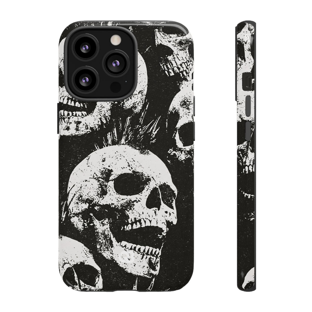 Punk Skull Riot · Tough Phone Case for iPhone · Black