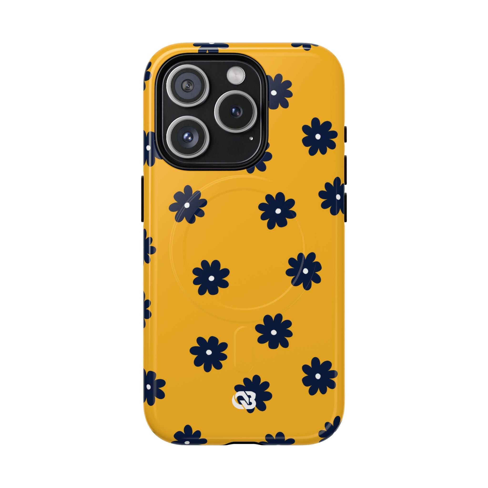Navy Daisy Mustard · Tough+ Phone Case for iPhone · Magsafe